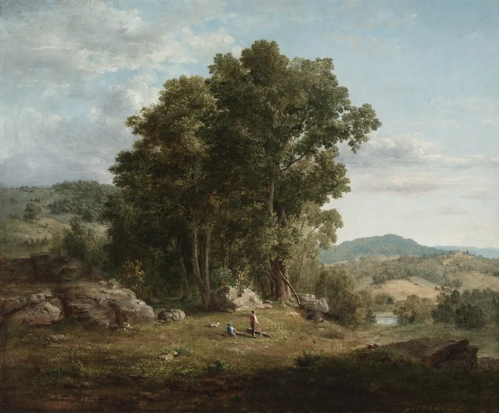 The Wood Chopper, by George Inness, unspecified, 1849