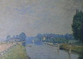 Bords de rivière (Orillas del río) (La Tamise à Hampton Court, premiers jours d'octobre), detail