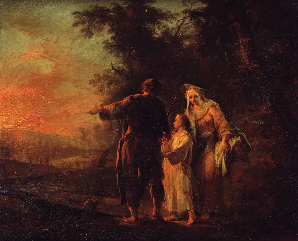 The Return of the Holy Family from Egypt, by Johann Conrad Seekatz, unspecified, 1753