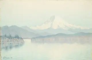 View of Mt. Rainier, by Grafton Tyler Brown, unspecified, 1894