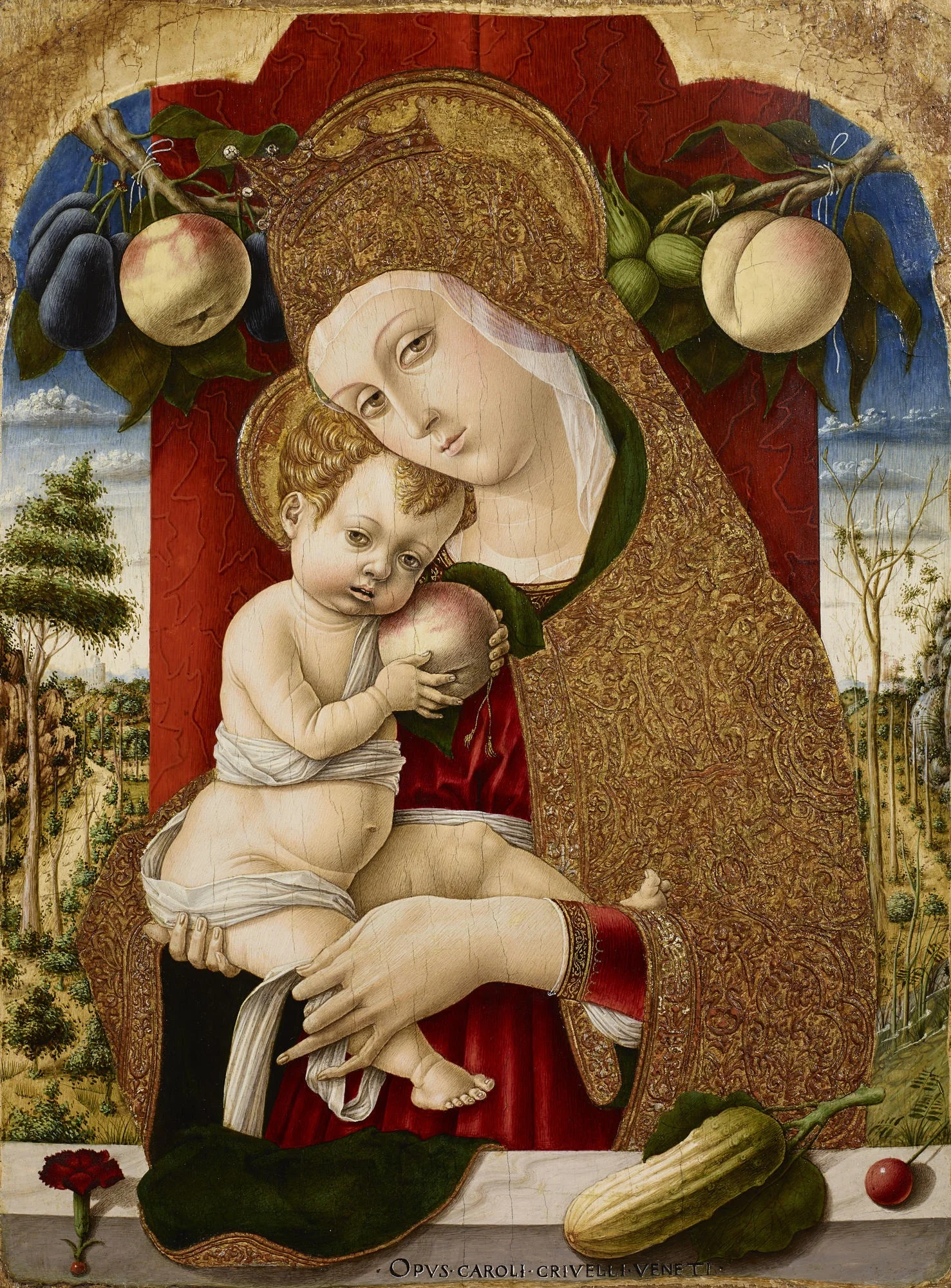Lochis Madonna, detail