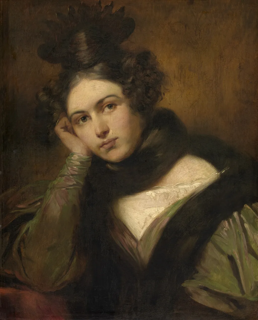 Jeanne Bertrand, by Égide Charles Gustave Wappers, oil, 1828