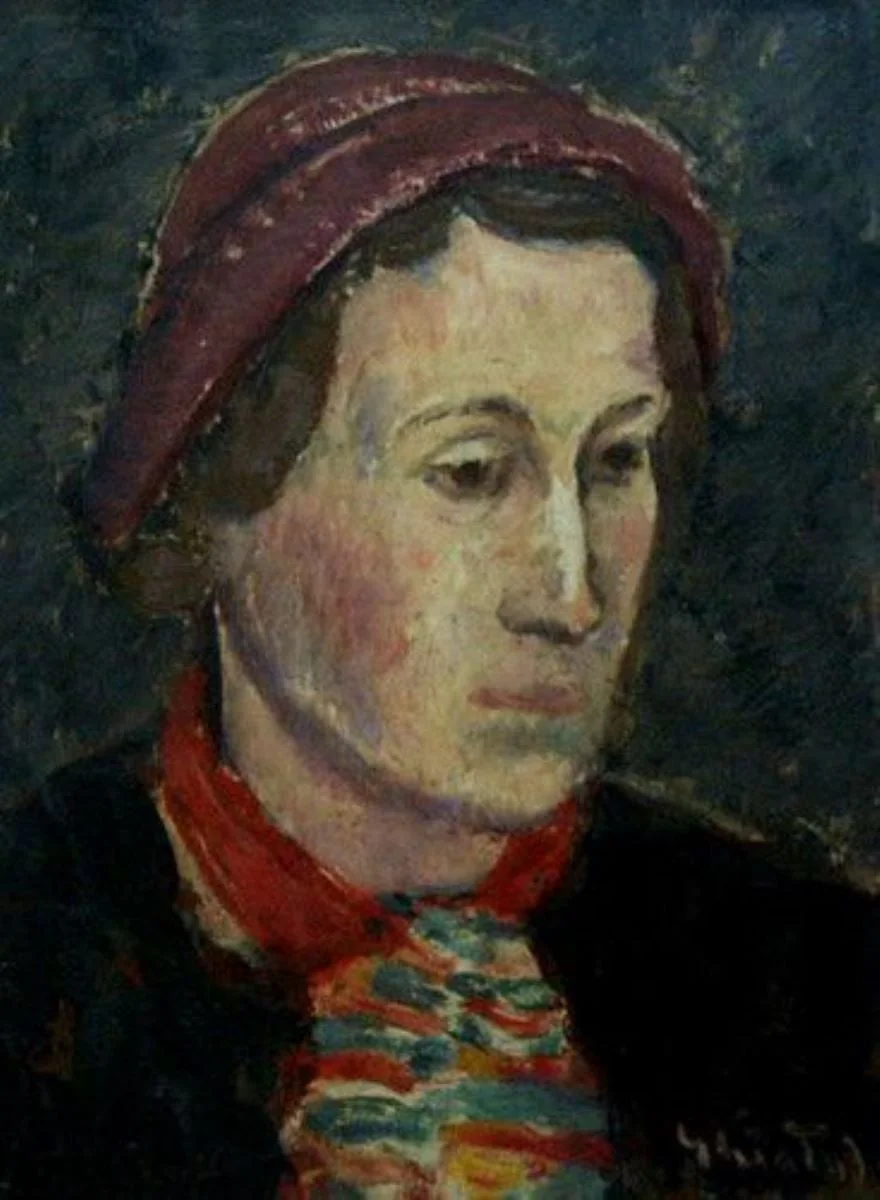 Studiu - soția artistului, detail