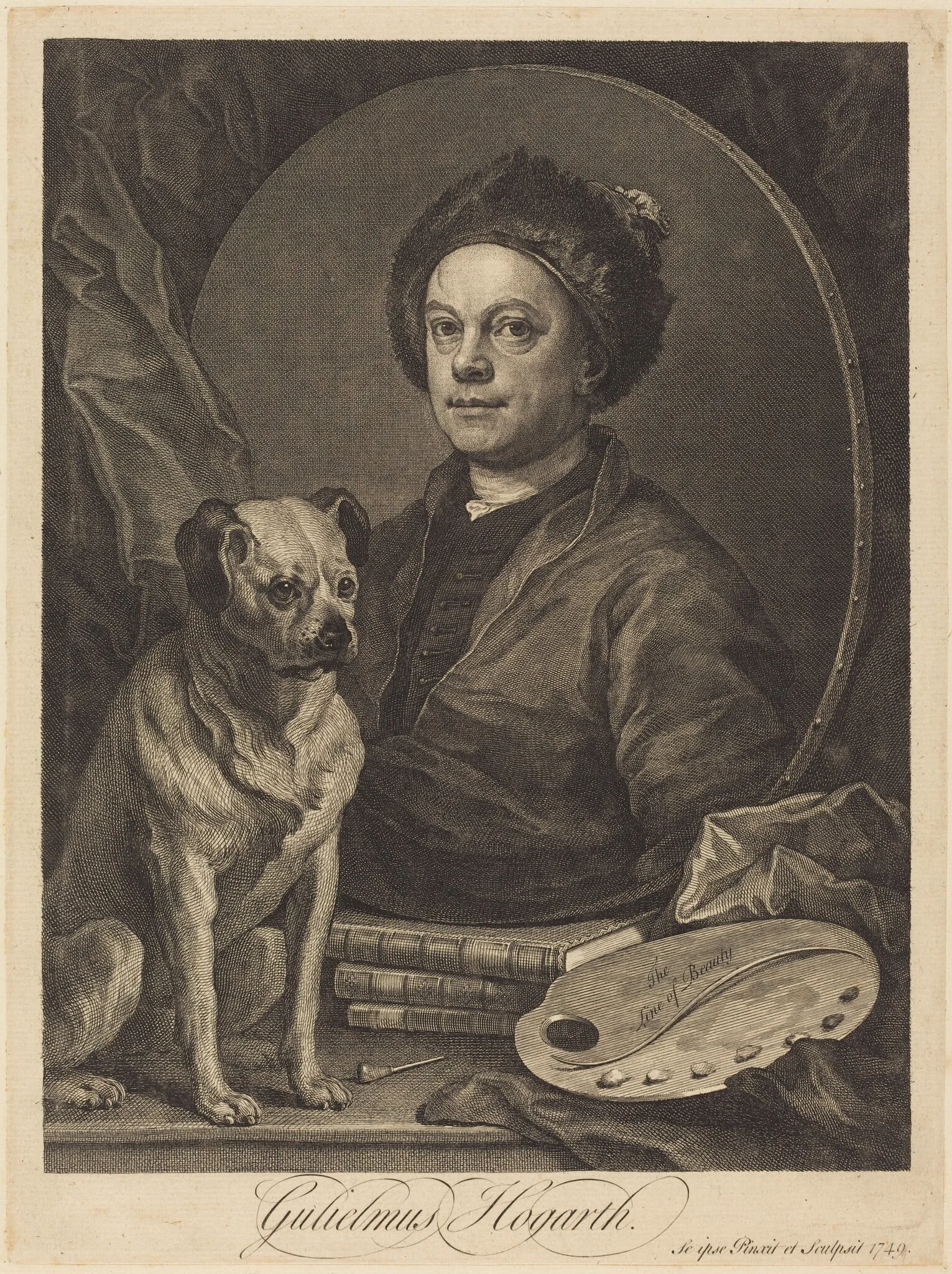 Gulielmus Hogarth, detail