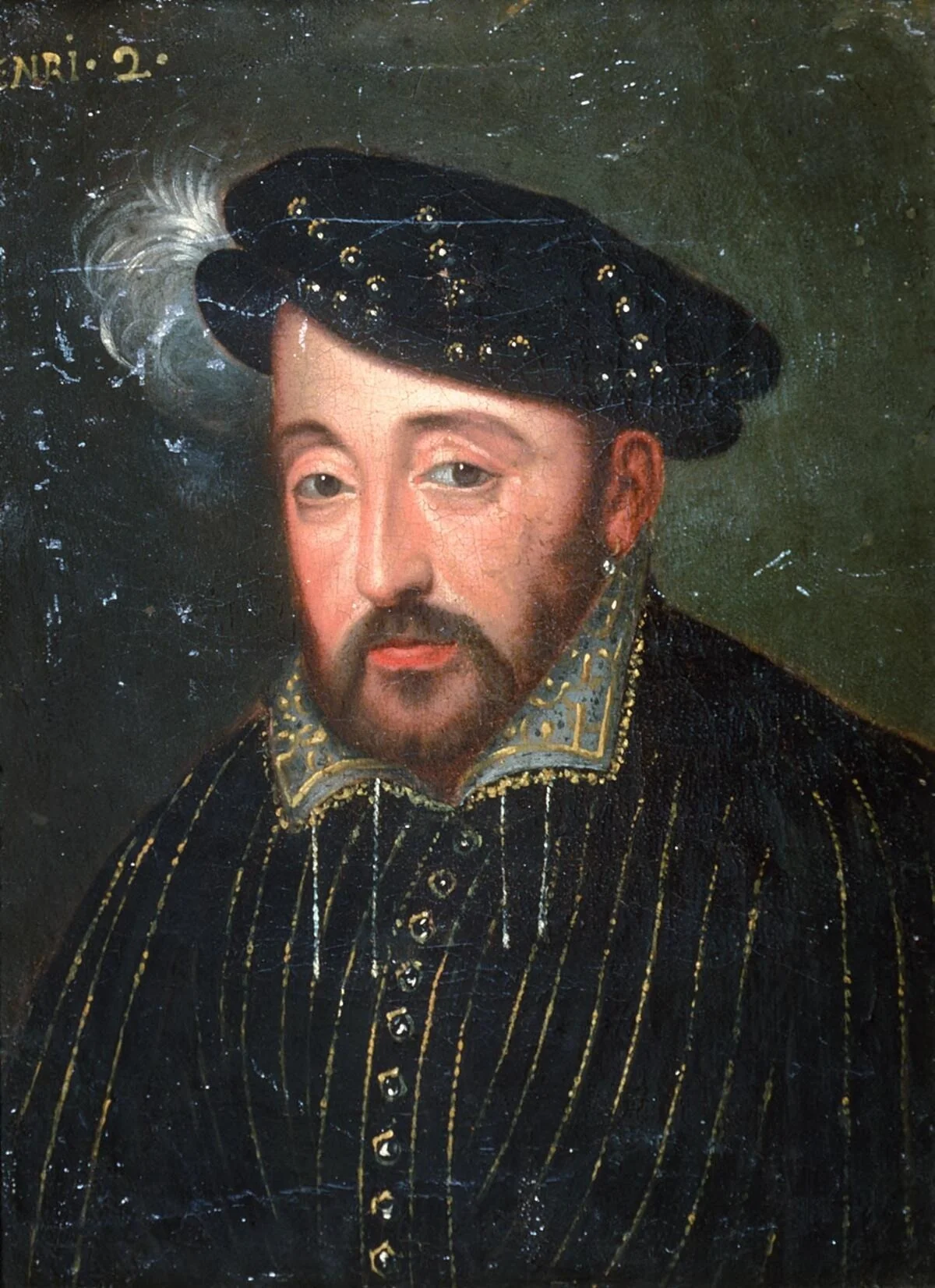 Henri II, King of France, detail