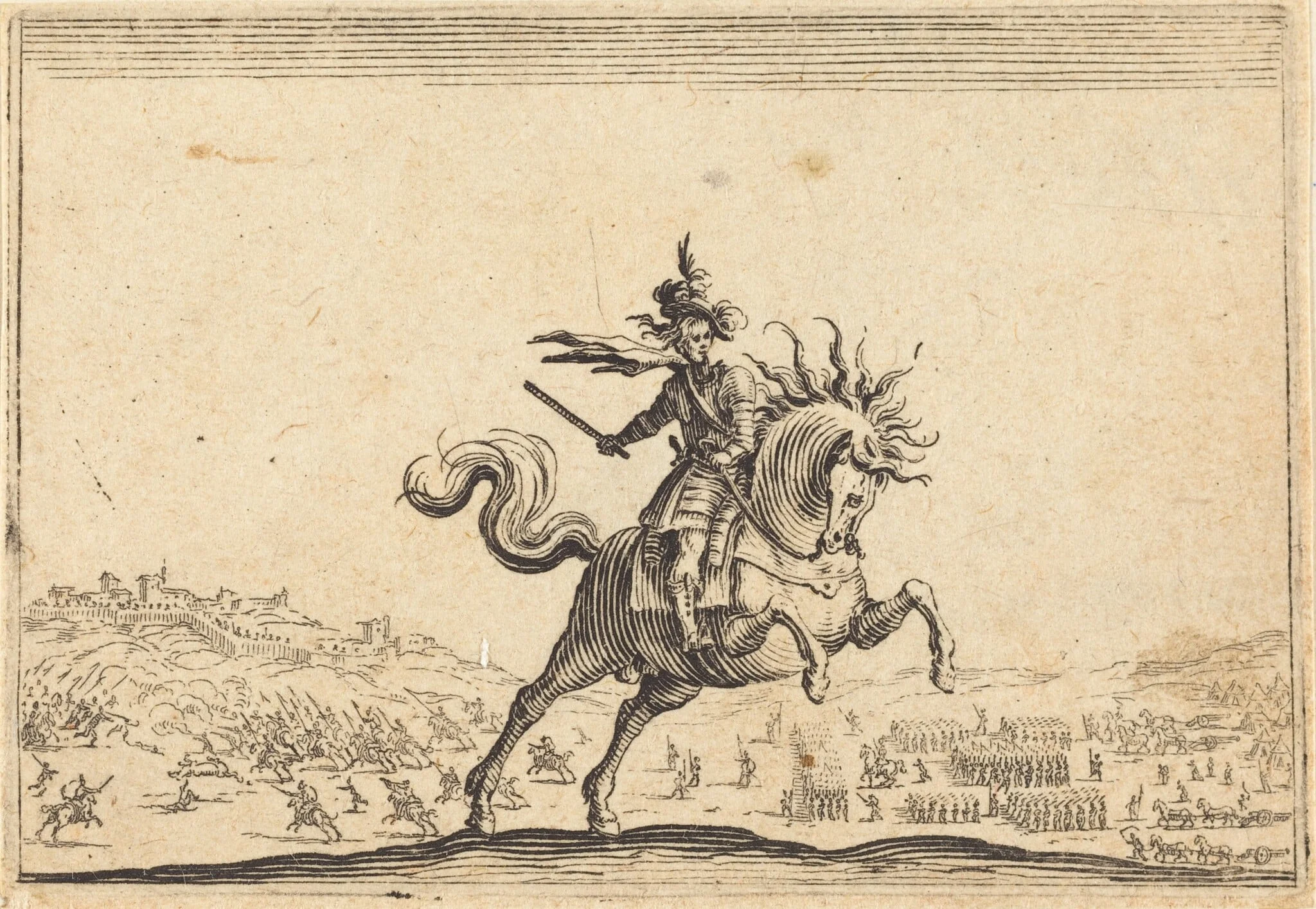 Military Commander on Horseback, detail