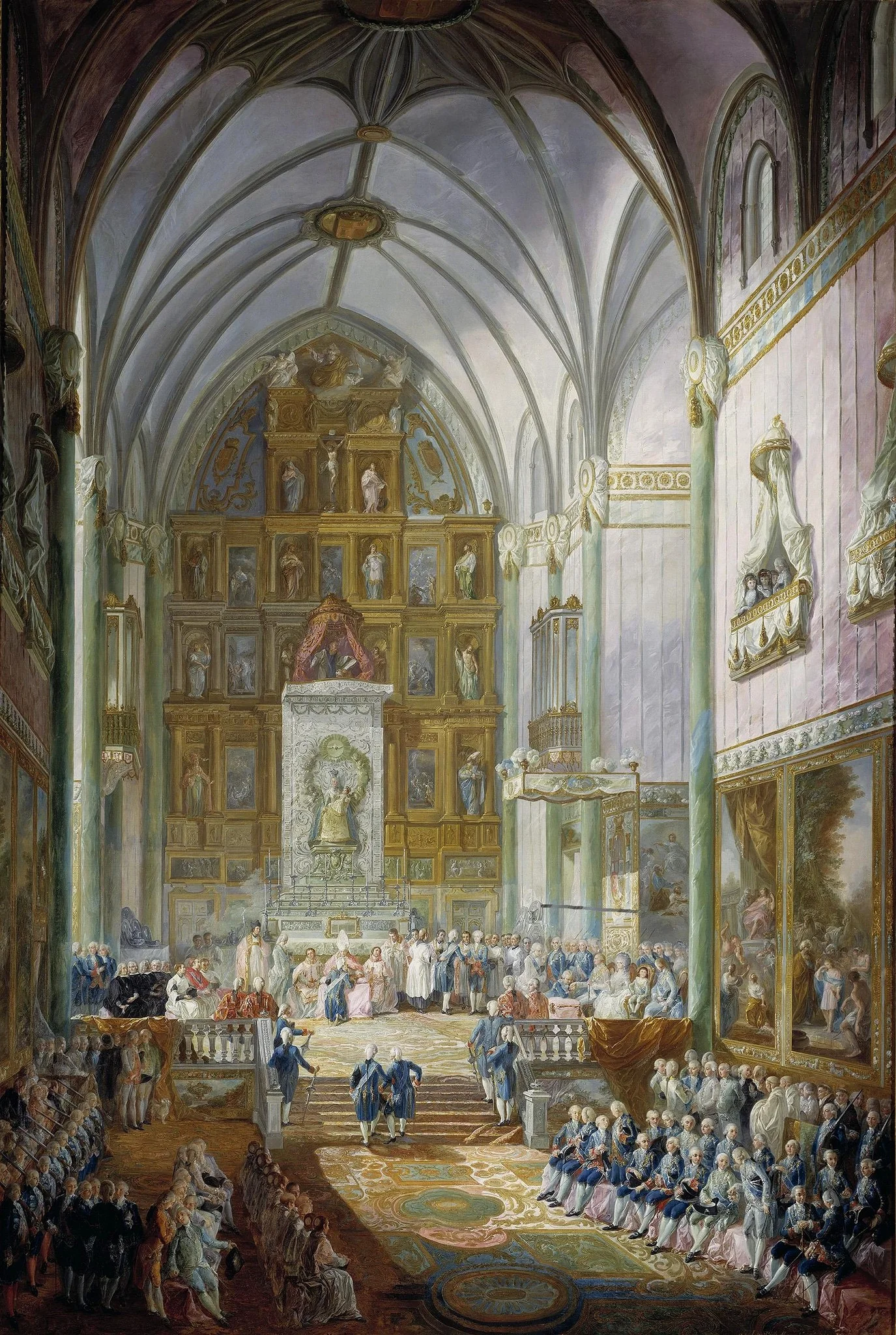 Ferdinand VII swears the Oath as Prince of Asturias, detail