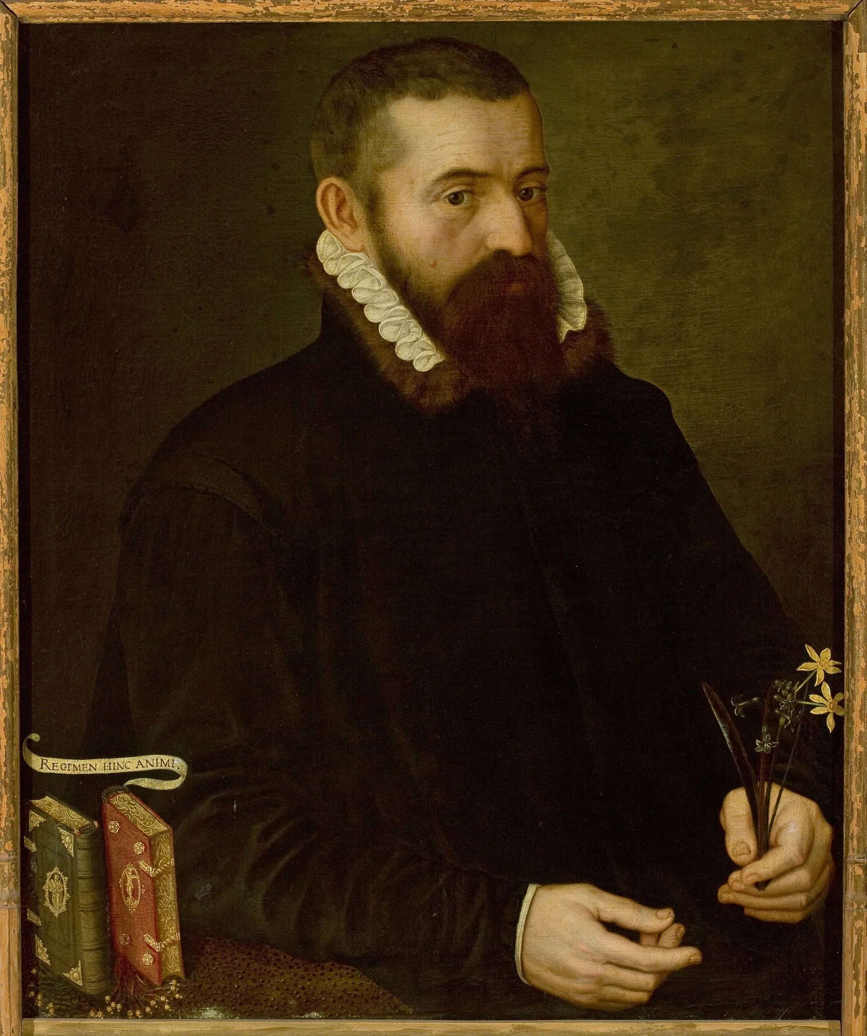 Portrait of a man, detail