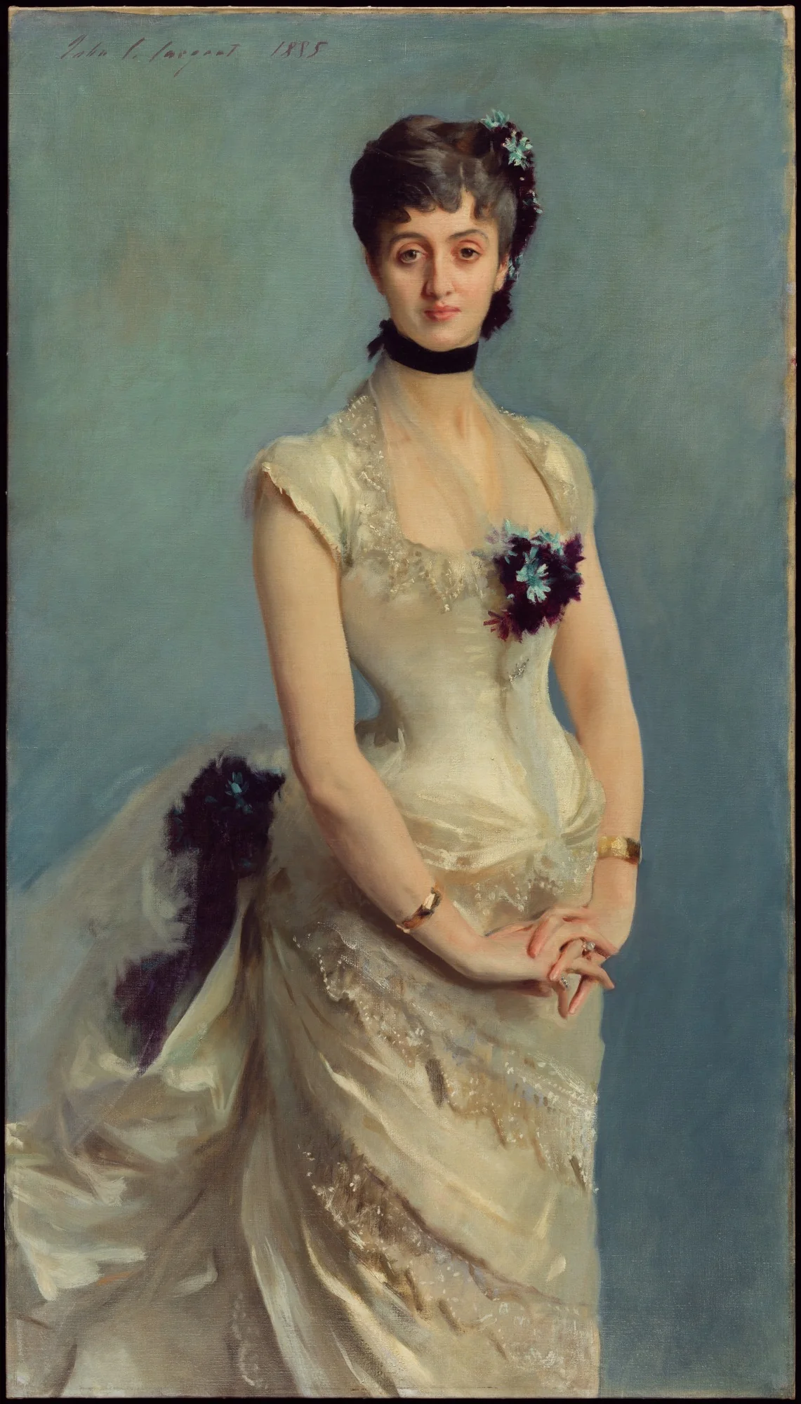 Portrait of Madame Paul Poirson, detail