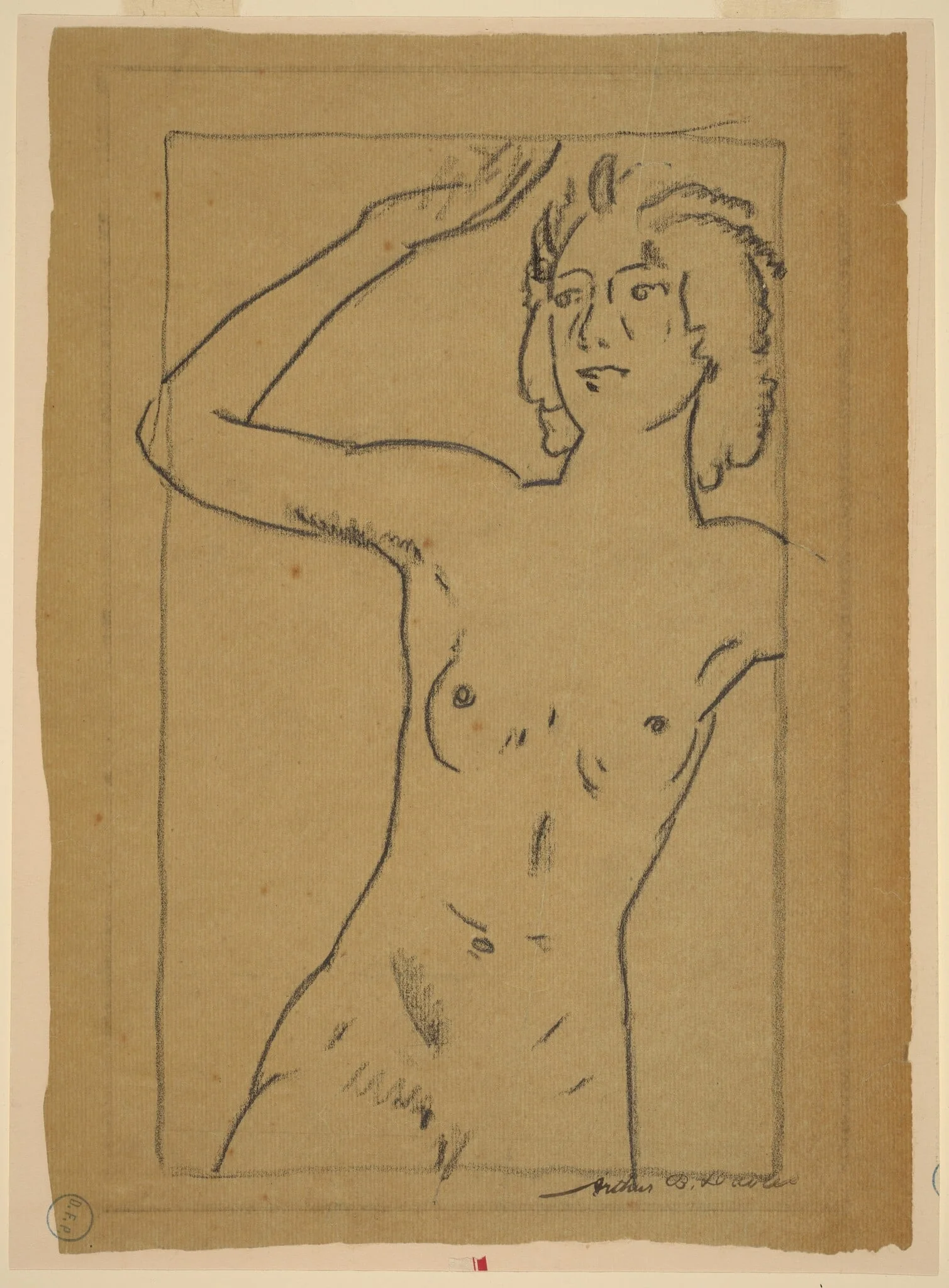 Nude Woman, detail