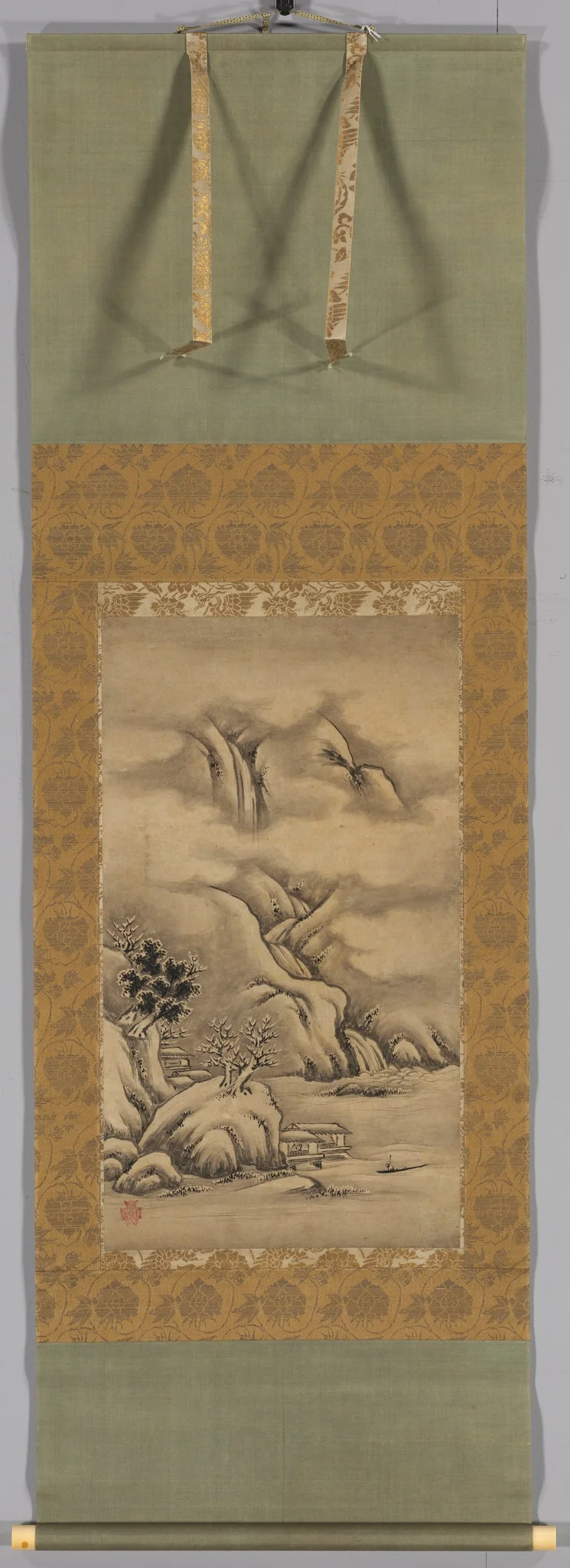 Seasonal Landscapes: Winter, detail