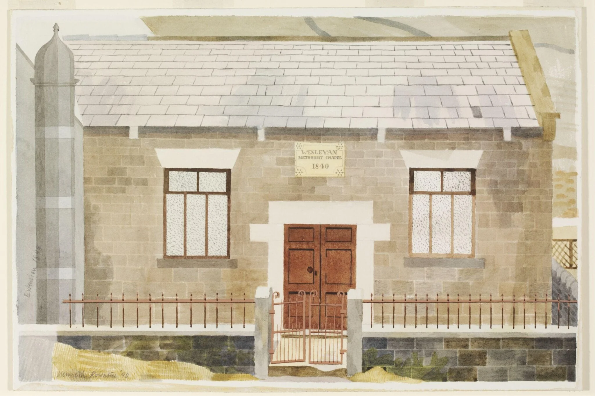 Wesleyan Methodist Chapel, Ashopton, detail