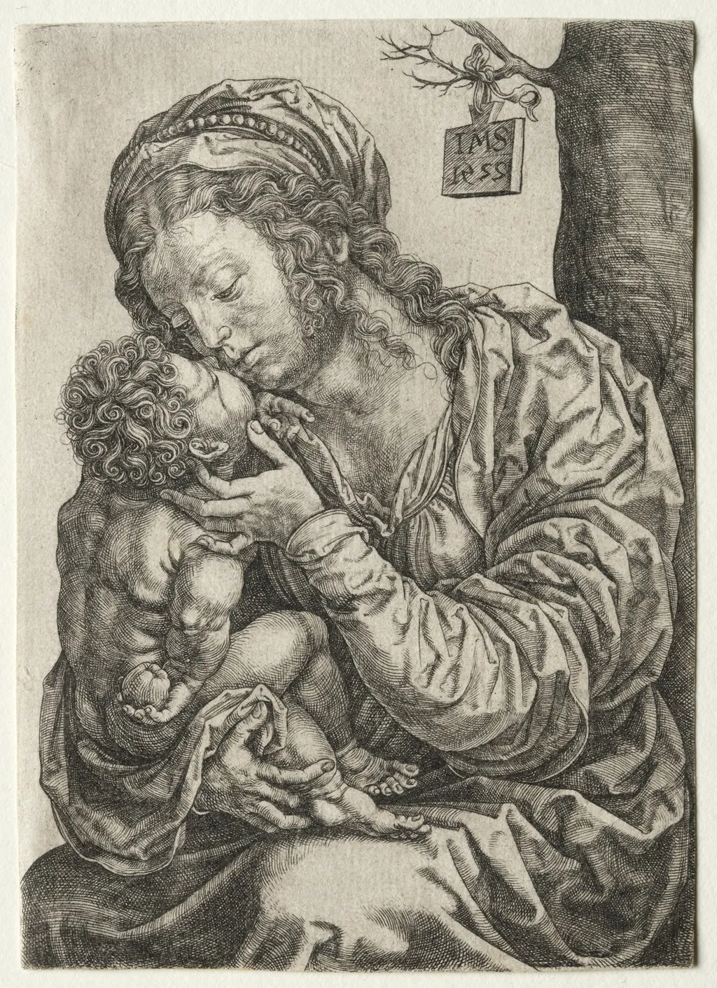 The Virgin Seated at the Foot of a Tree, by Jan Gossaert, 1522