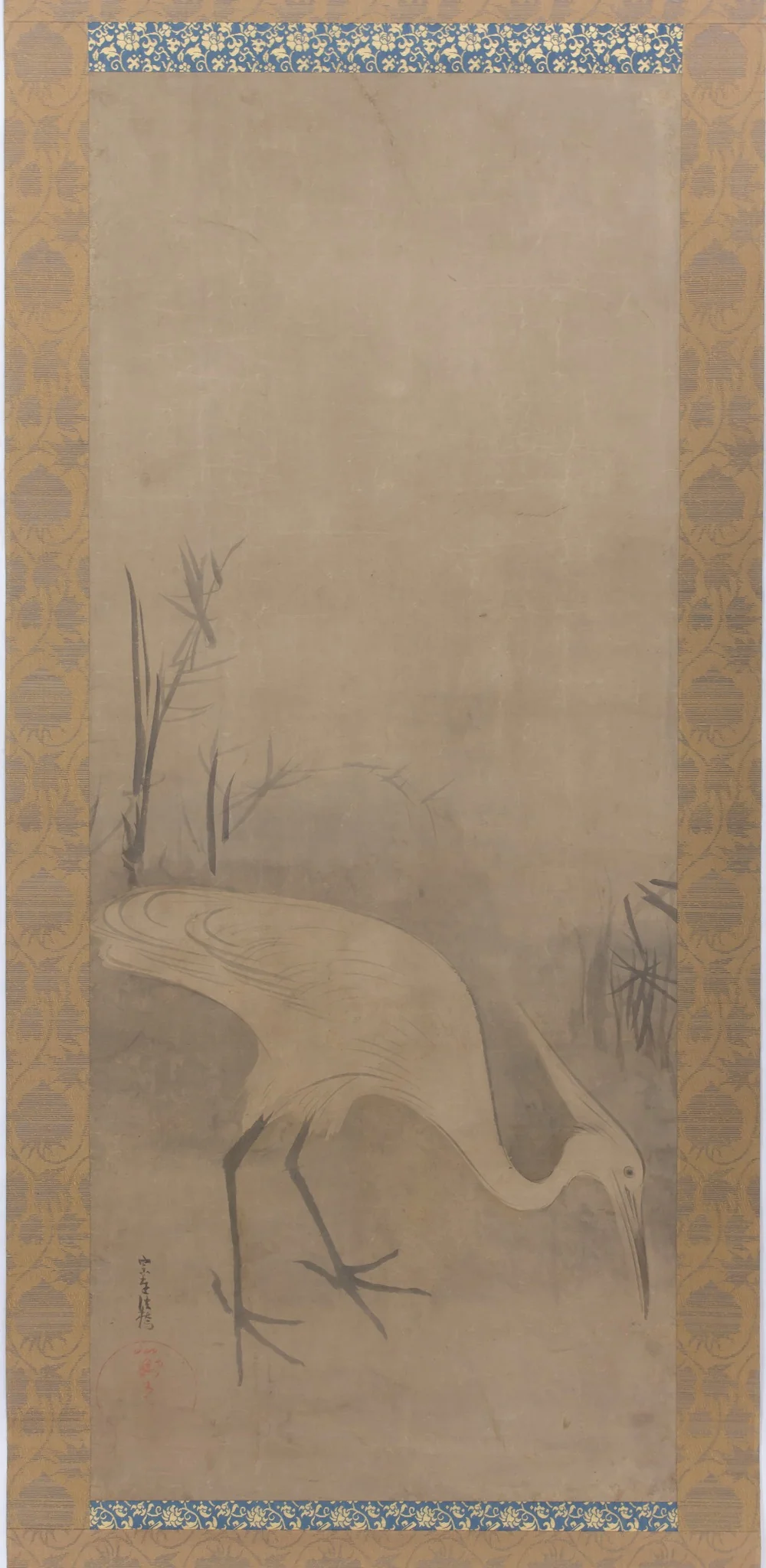 White Heron (Shirosagi zu), detail