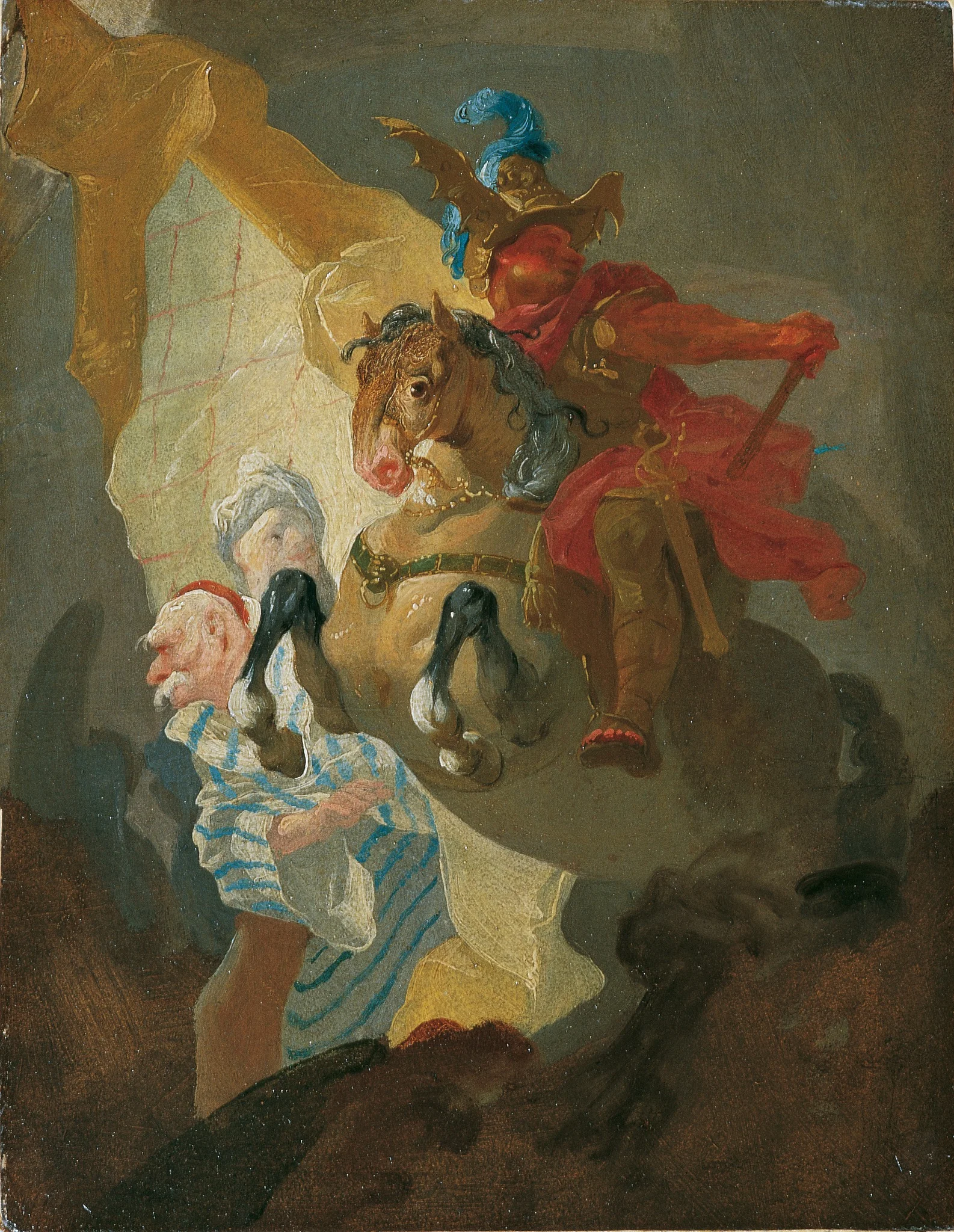 Reitender Feldherr, detail