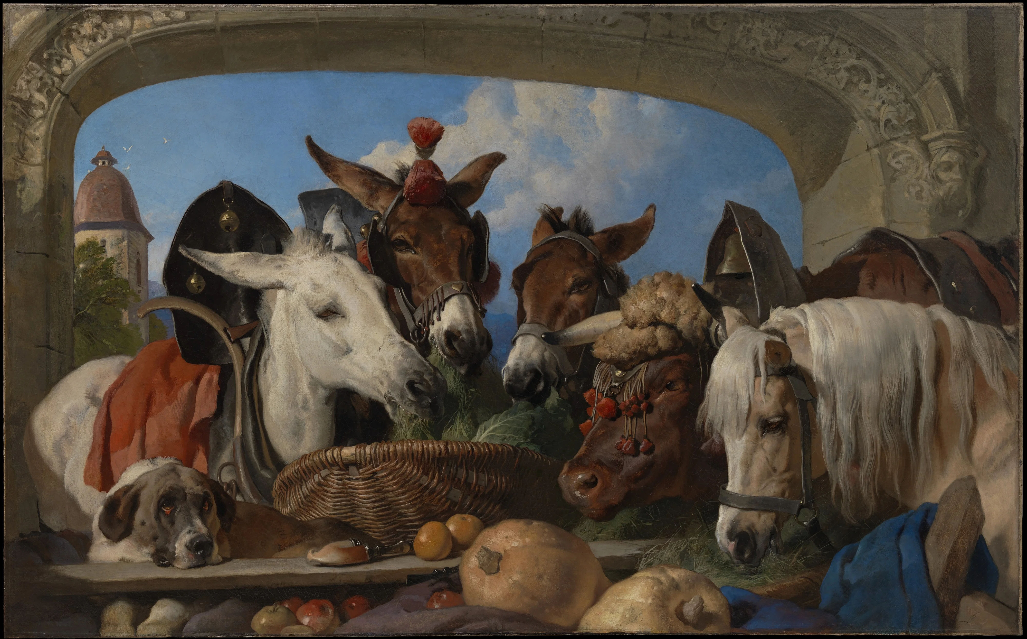A Group of Animals, Geneva, detail
