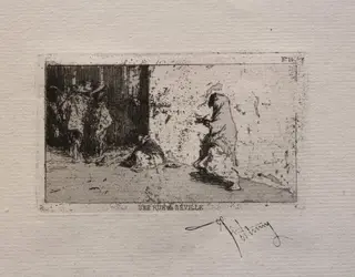 A Street in Seville, by Mariano Fortuny Marsal, 1861