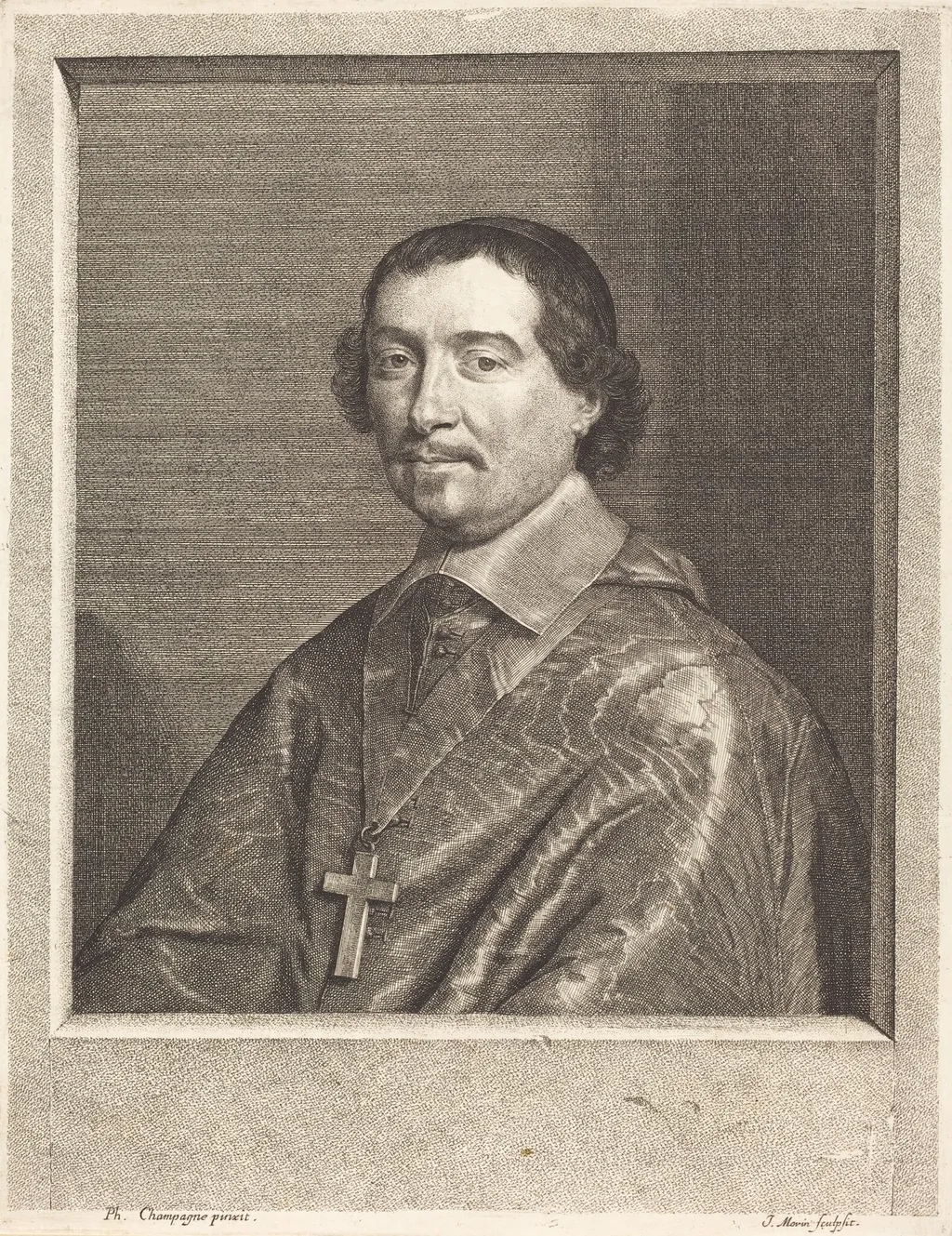Pierre Berthier, by Jean Morin, ink, 1625