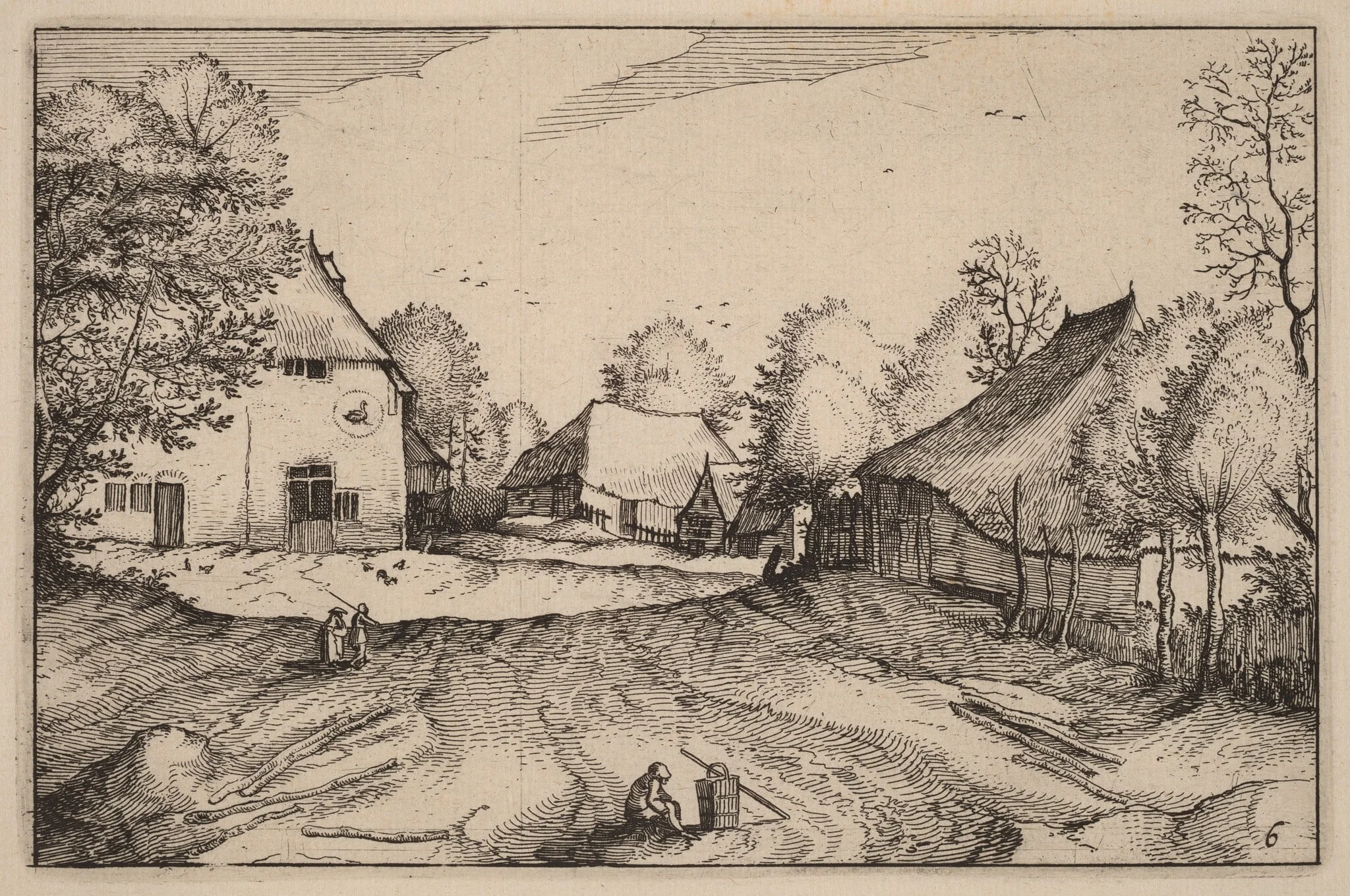 The Swann's Inn, detail