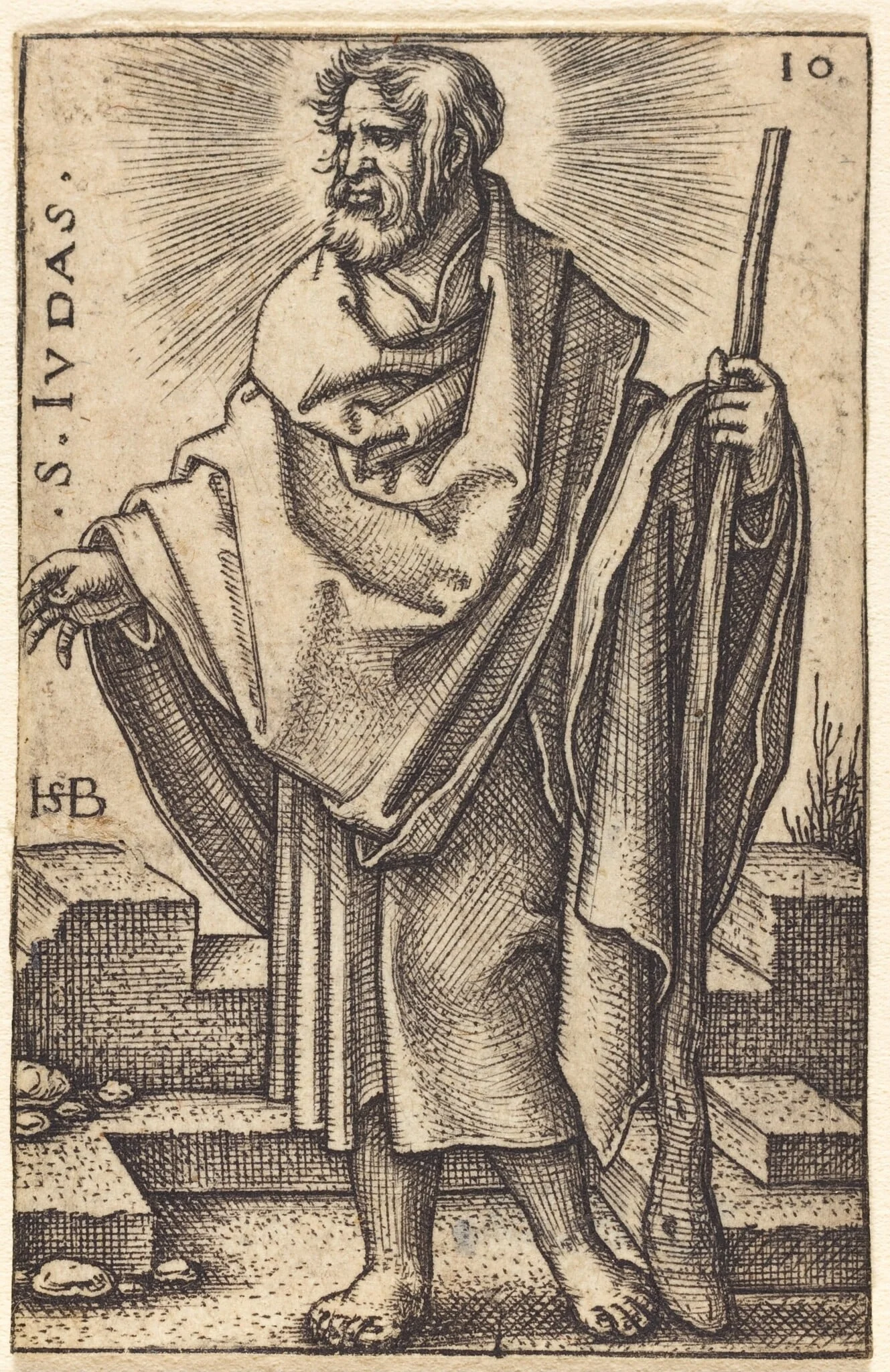 Saint Judas Thaddaeus, detail