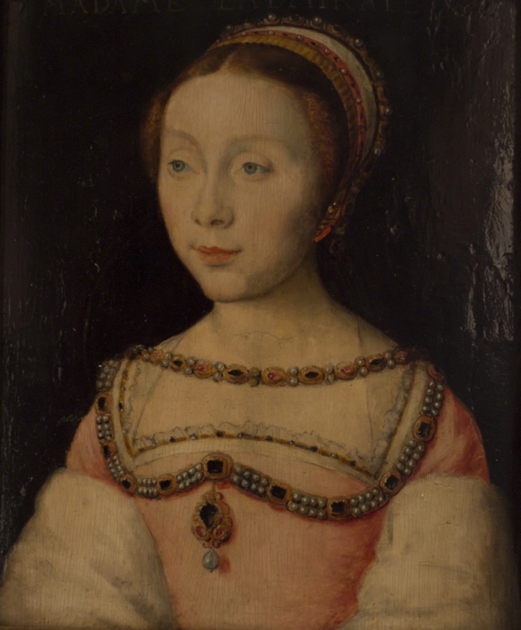 Françoise de Longwy, Countess of Chabot, detail