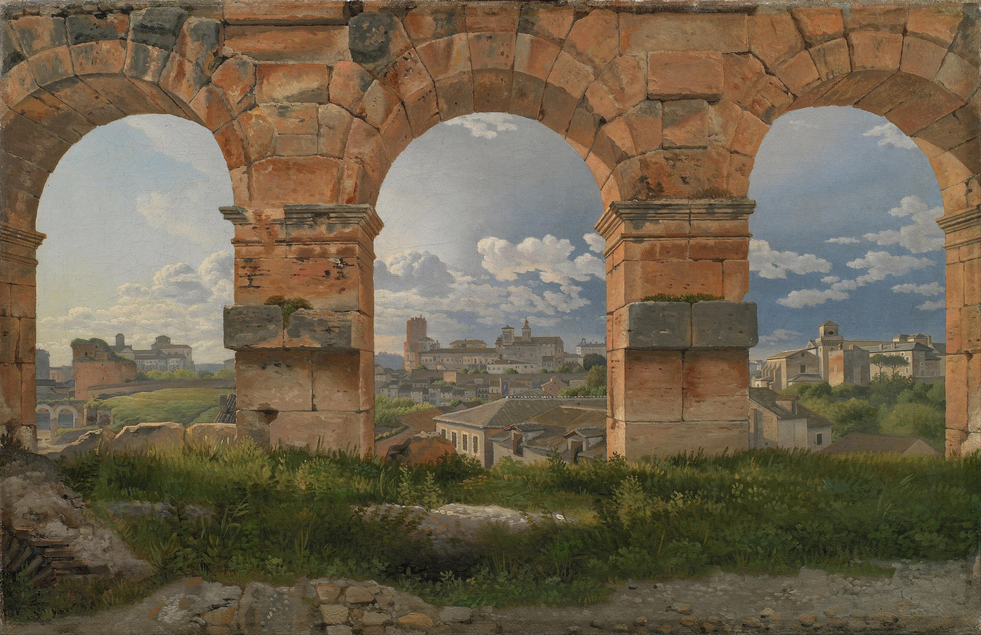 A View through Three of the North-Western Arches of the Third Storey of the Coliseum, detail