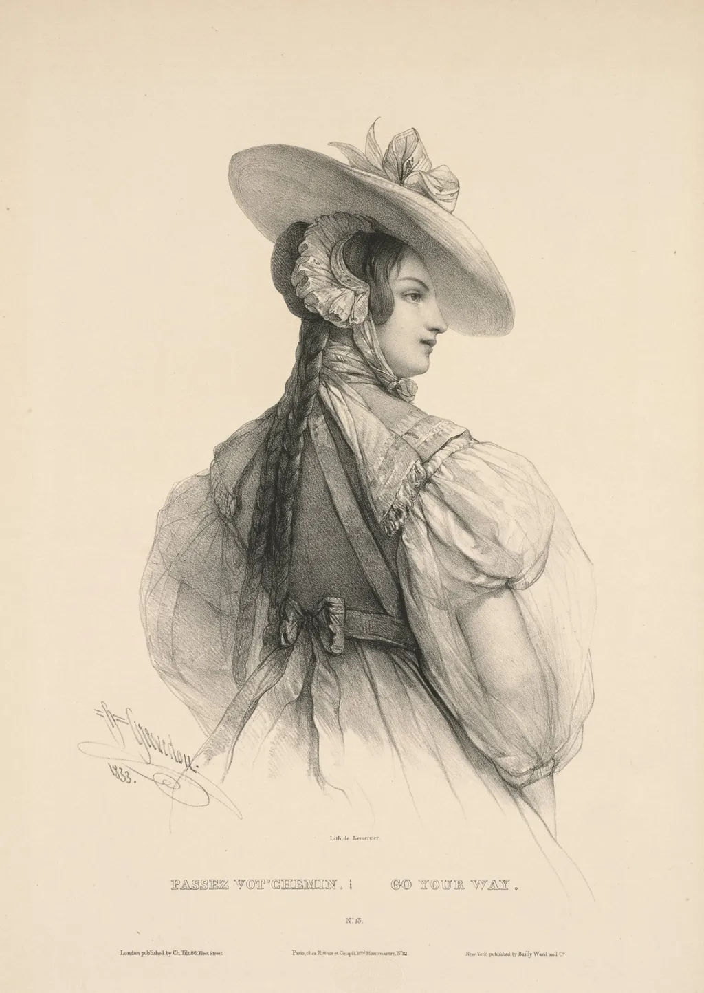 Go Your Way (Passez Vot'Chemin), by Henri Grevedon, 1833