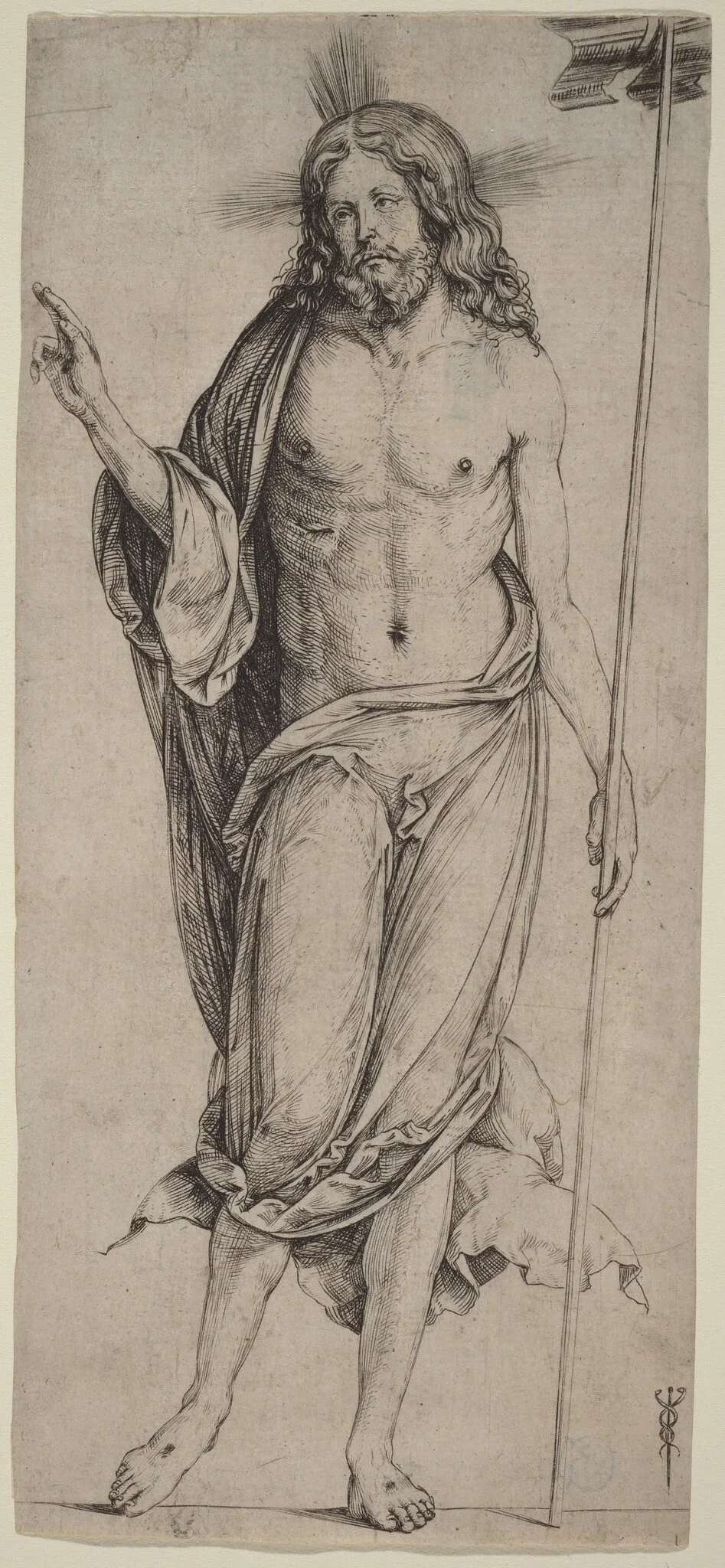 The Risen Christ, detail