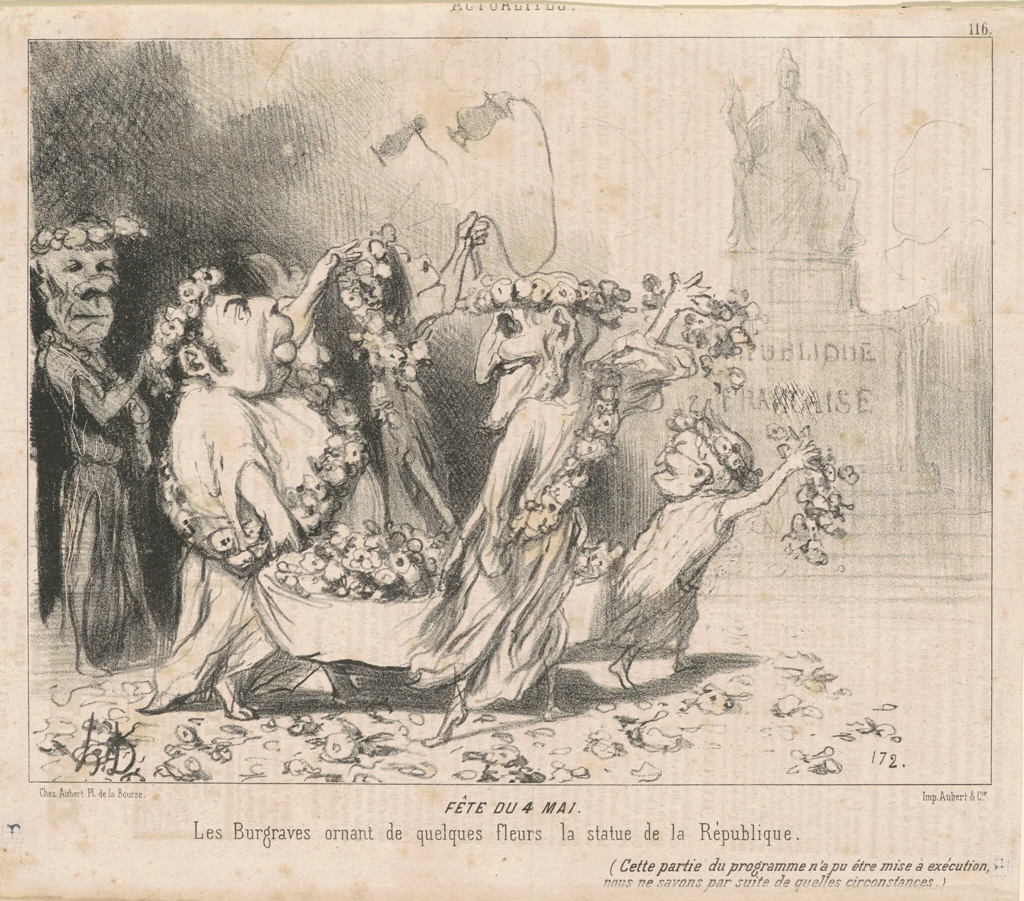 Fête du 4 Mai, detail