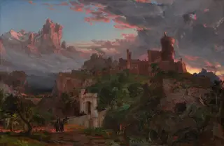 The Spirit of War, by Jasper Francis Cropsey, oil, 1851