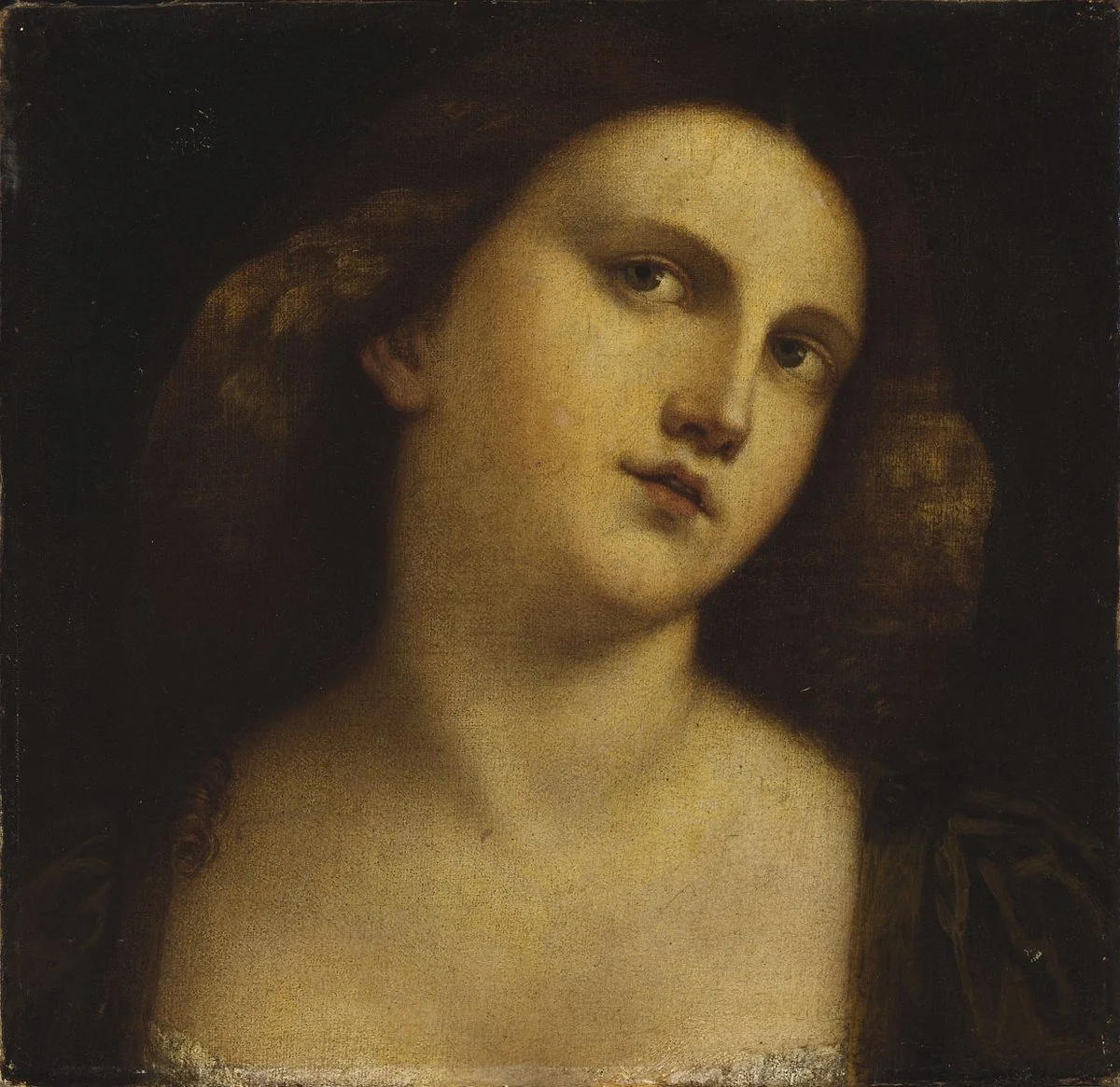 Portrait of a Girl, detail