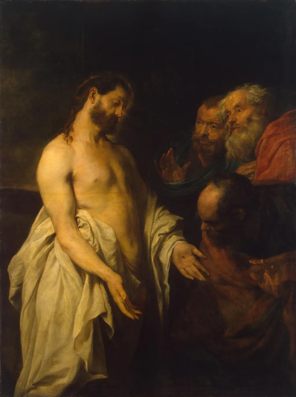 Appearance of Christ to his Disciples, by Anthony van Dyck, oil, 1625