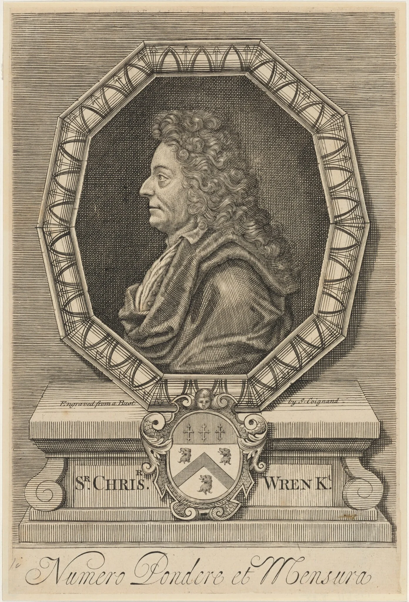 Sir Christopher Wren, Architect, detail