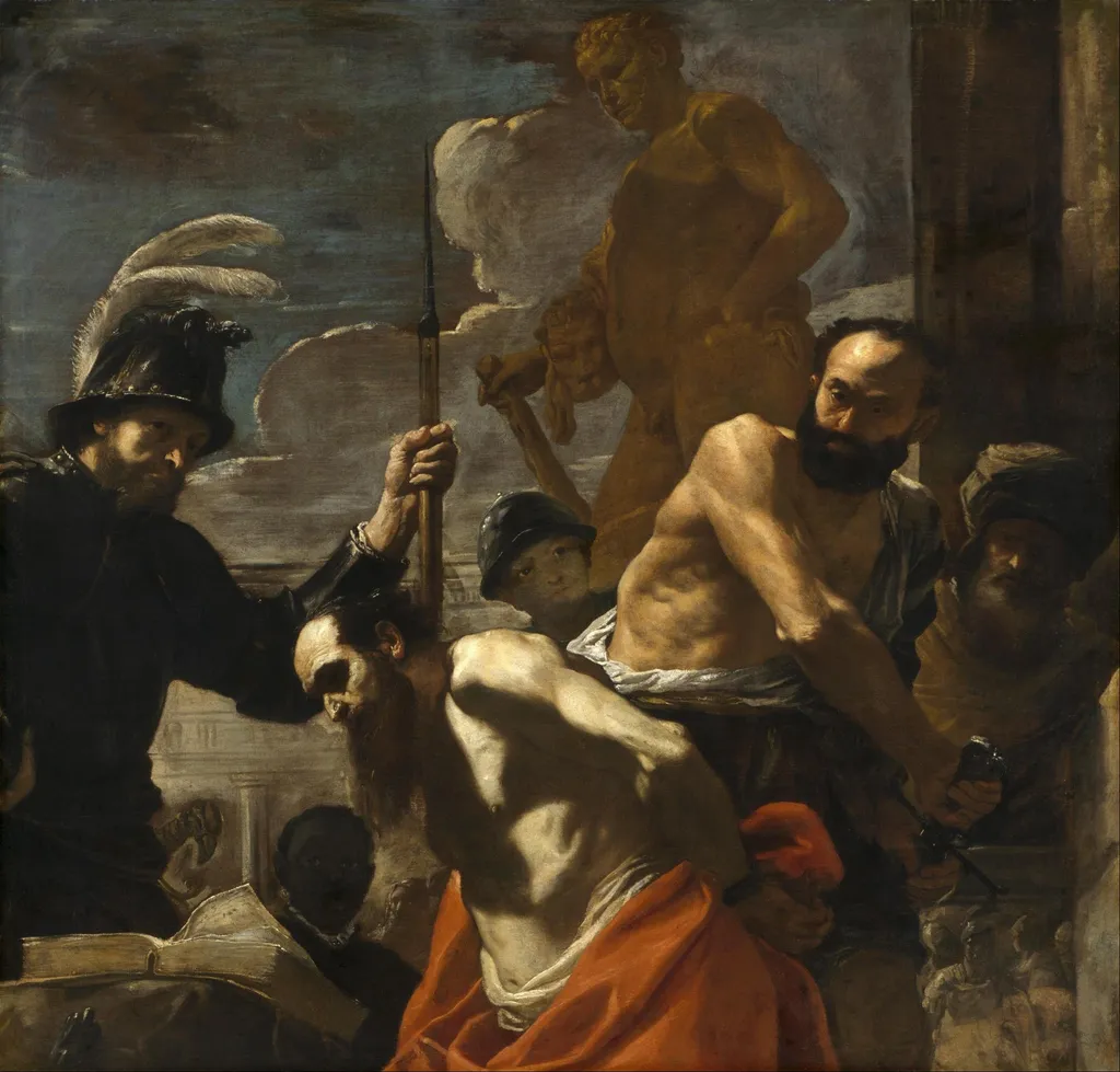 The Martyrdom of Saint Paul, by Mattia Preti, oil, 1663