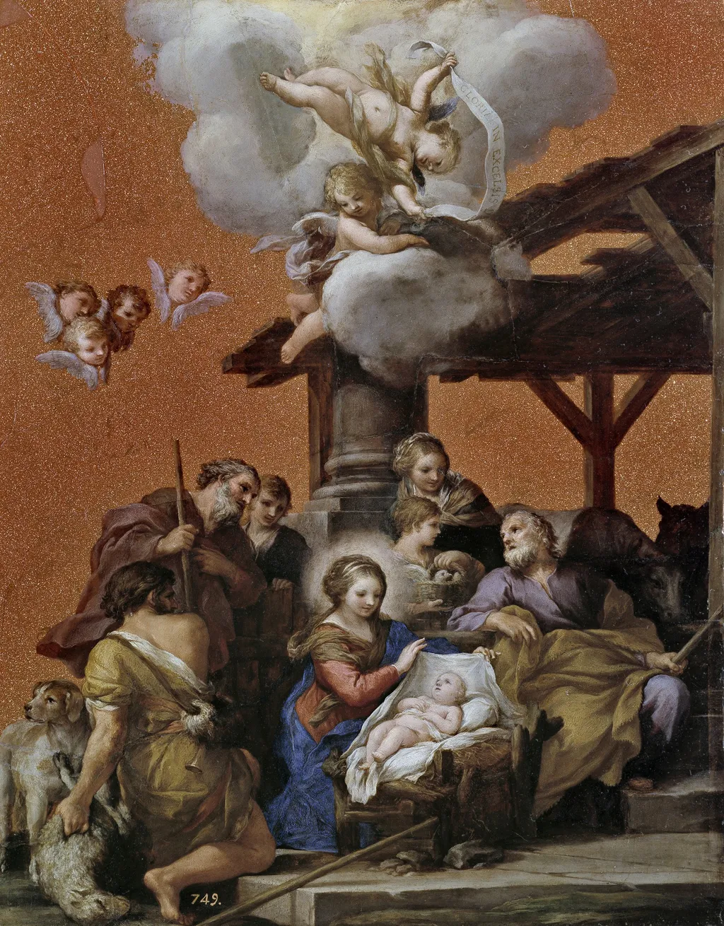 The Nativity, by Pietro da Cortona, unspecified, 1656