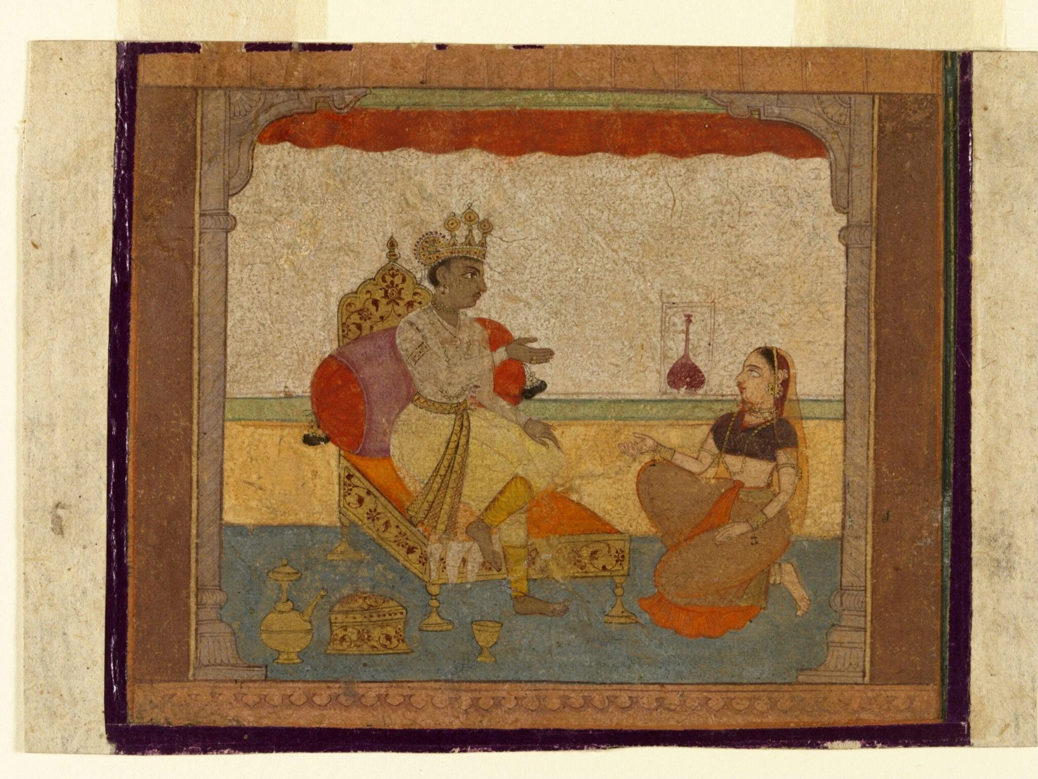Krishna, detail