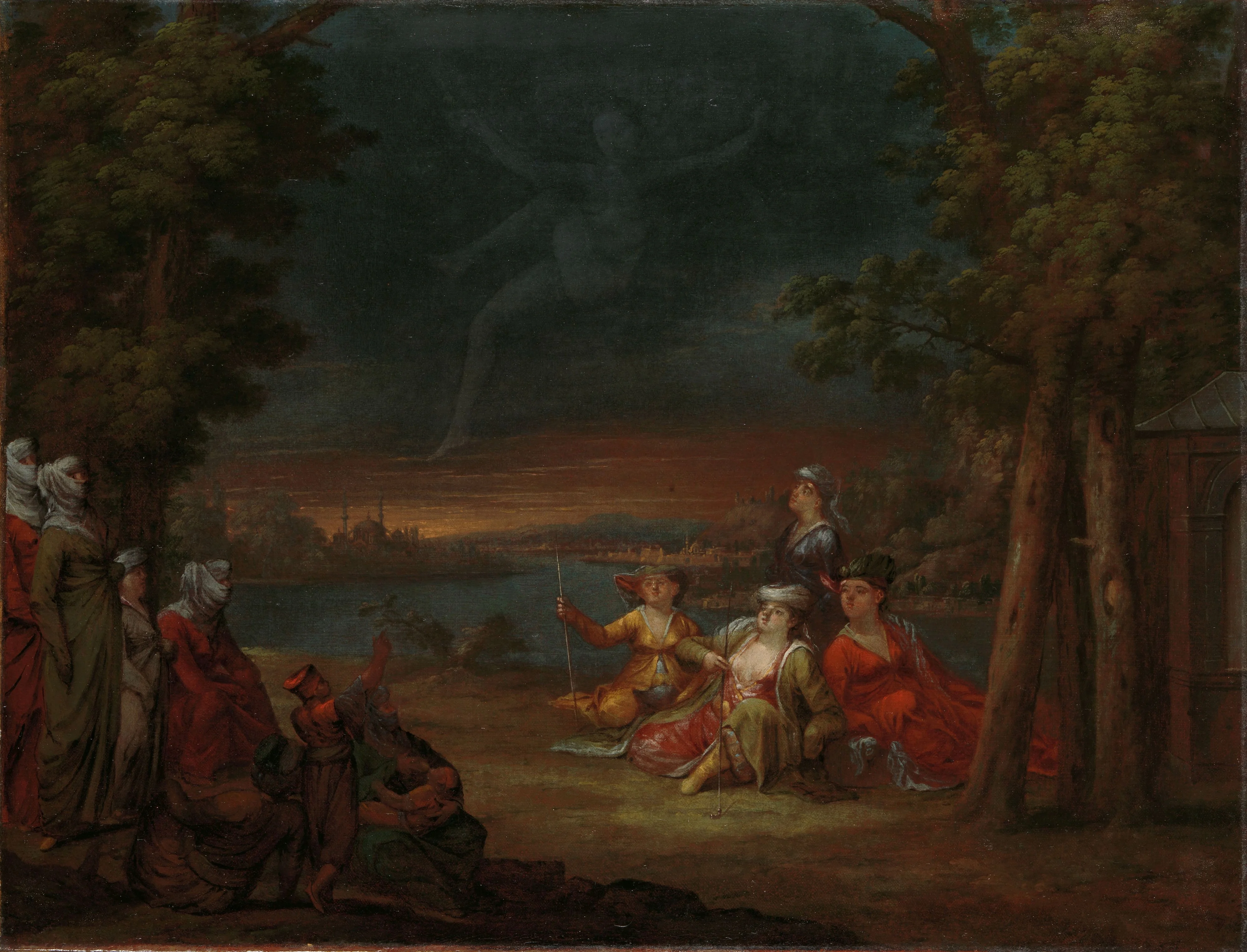 Turkish Women in the Countryside near Istanbul, detail
