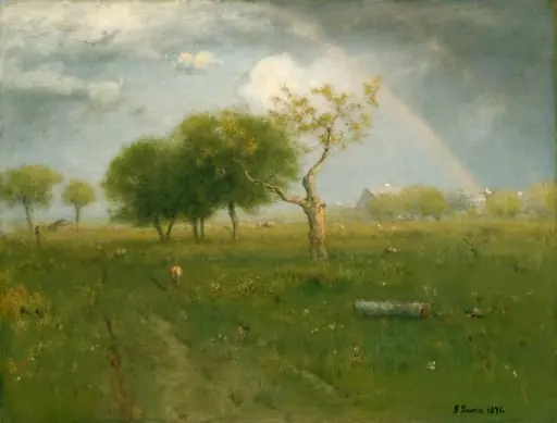 After a Summer Shower, by George Inness, oil, 1894