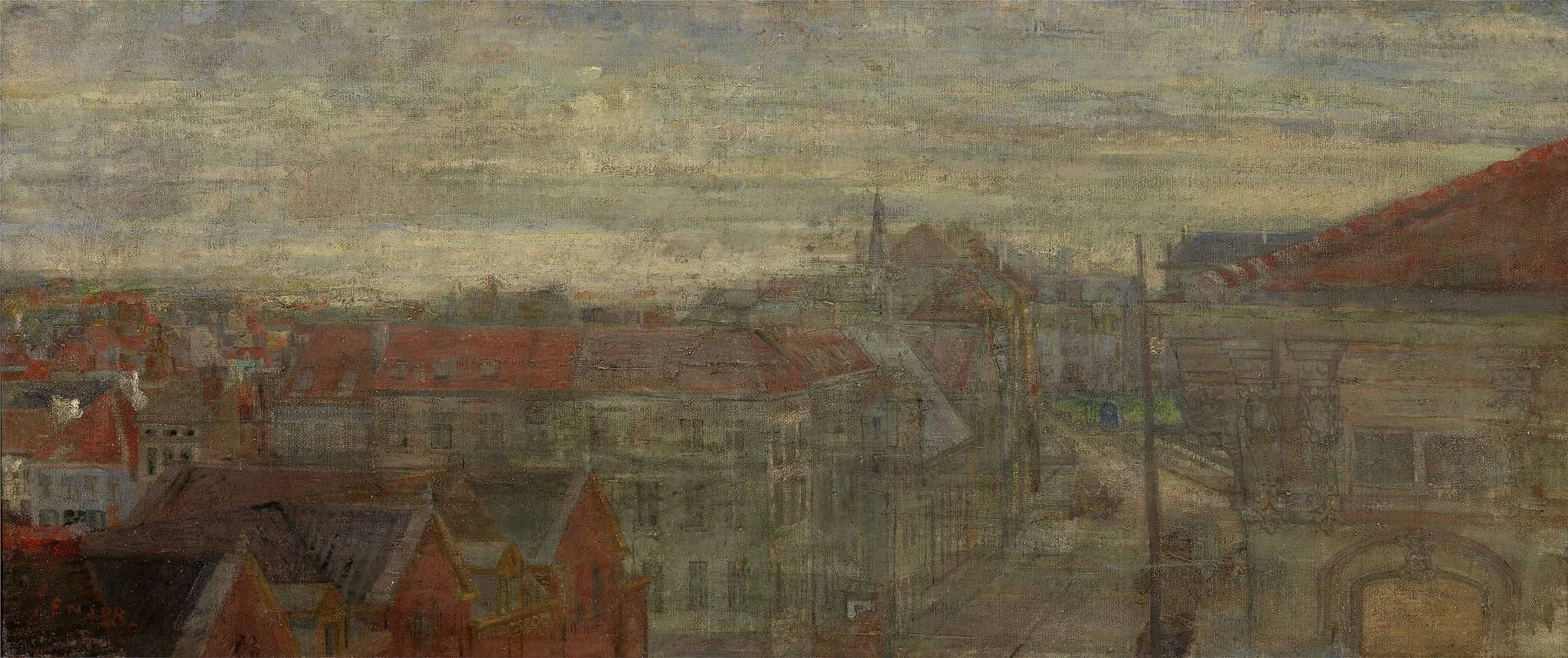 View of Phnosie, luminous waves and vibrations, detail