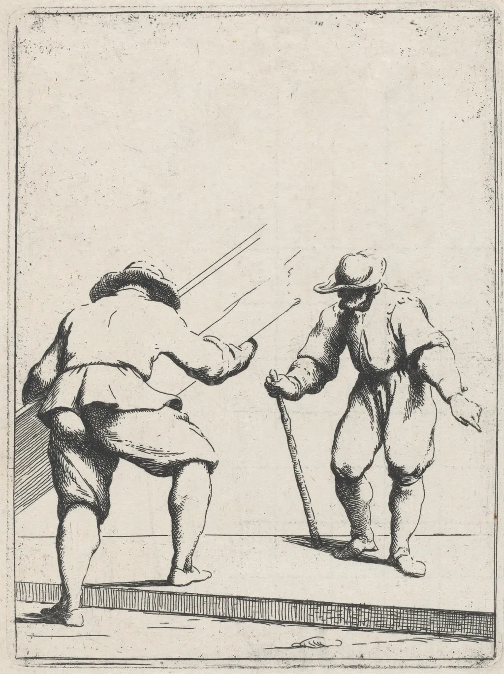 Carpenter, by Giuseppe Maria Crespi, ink, 1687
