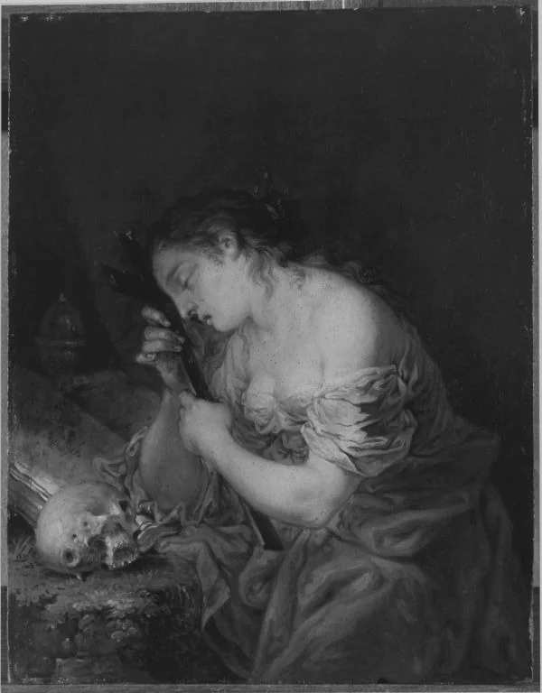 Hl. Maria Magdalena als Büßerin, detail