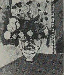 Bouquet (Vase with Two Handles), detail