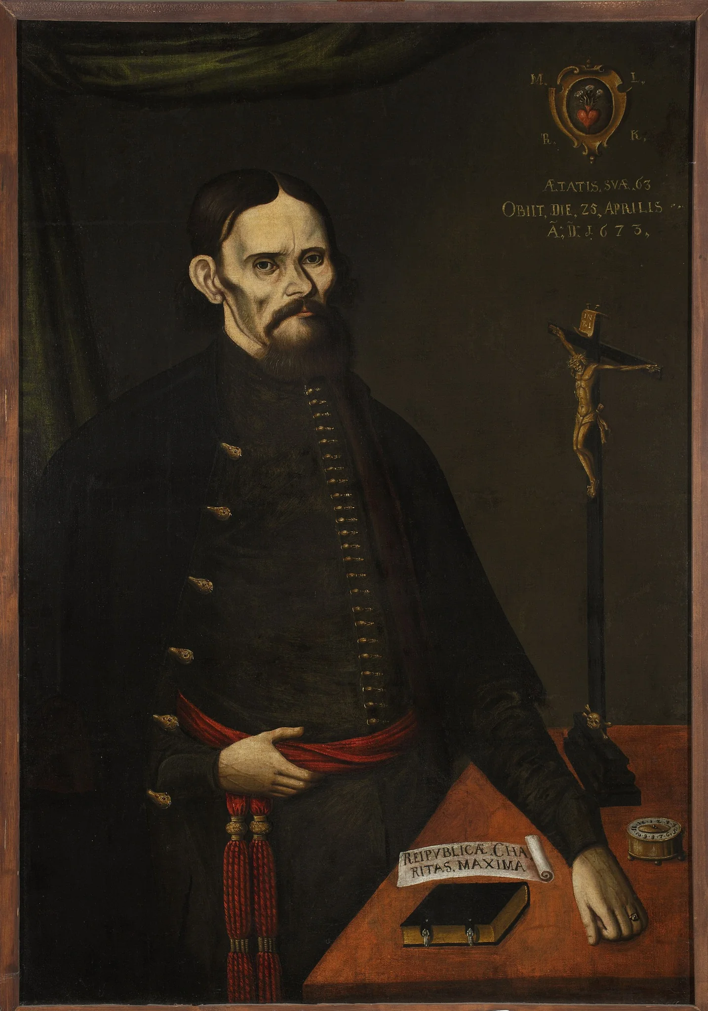Portrait of M.L., Kraków city councillor, detail