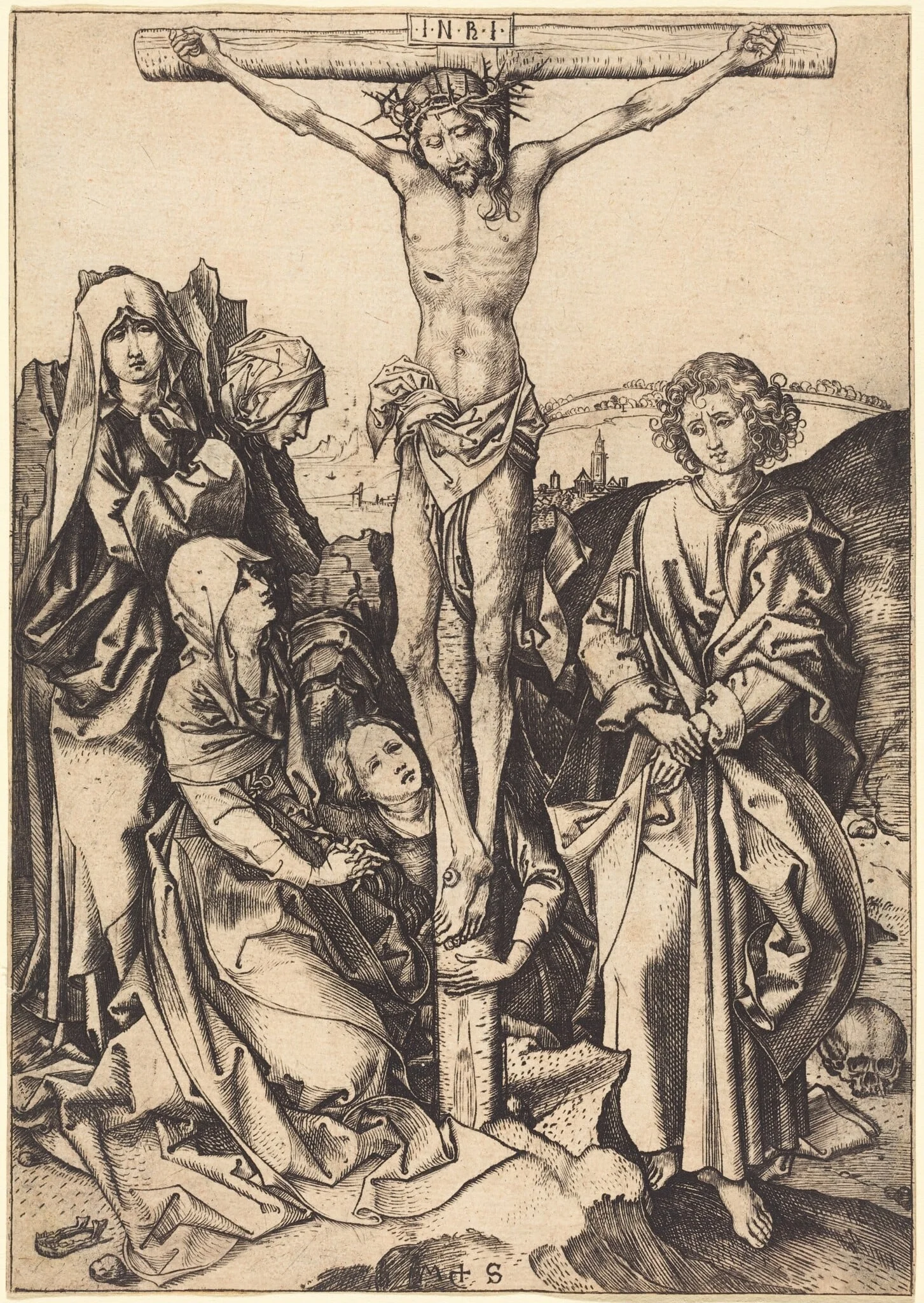 The Crucifixion, detail