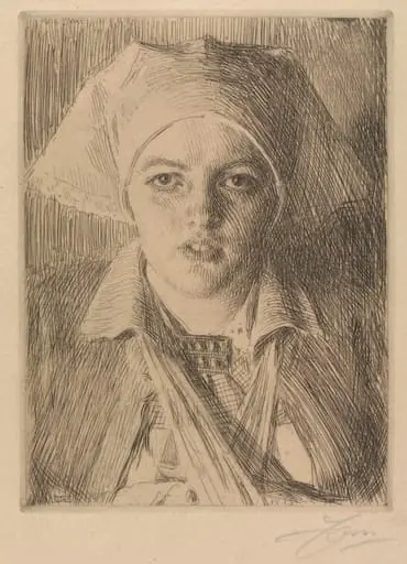 Gulli II, by Anders Zorn, 1918
