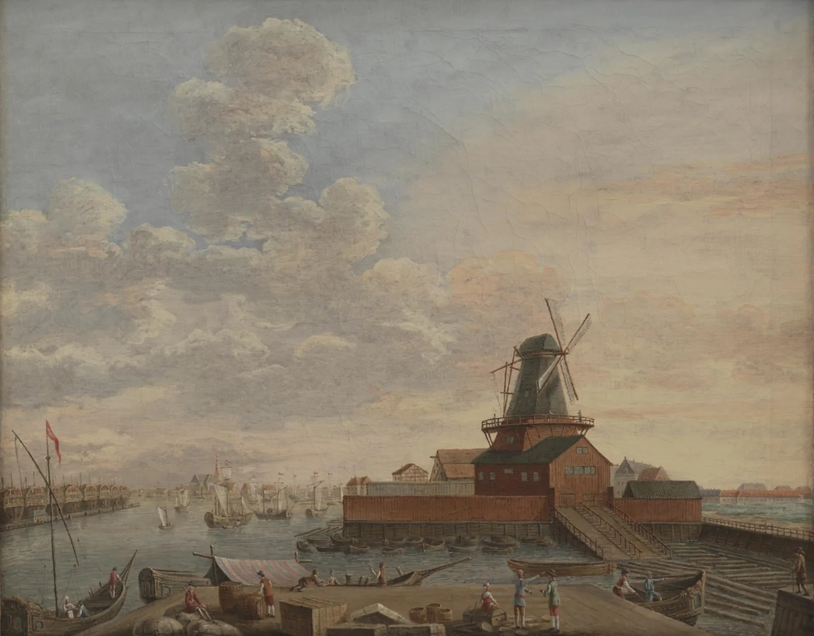 The Naval Dockyards at Christianshavn, detail