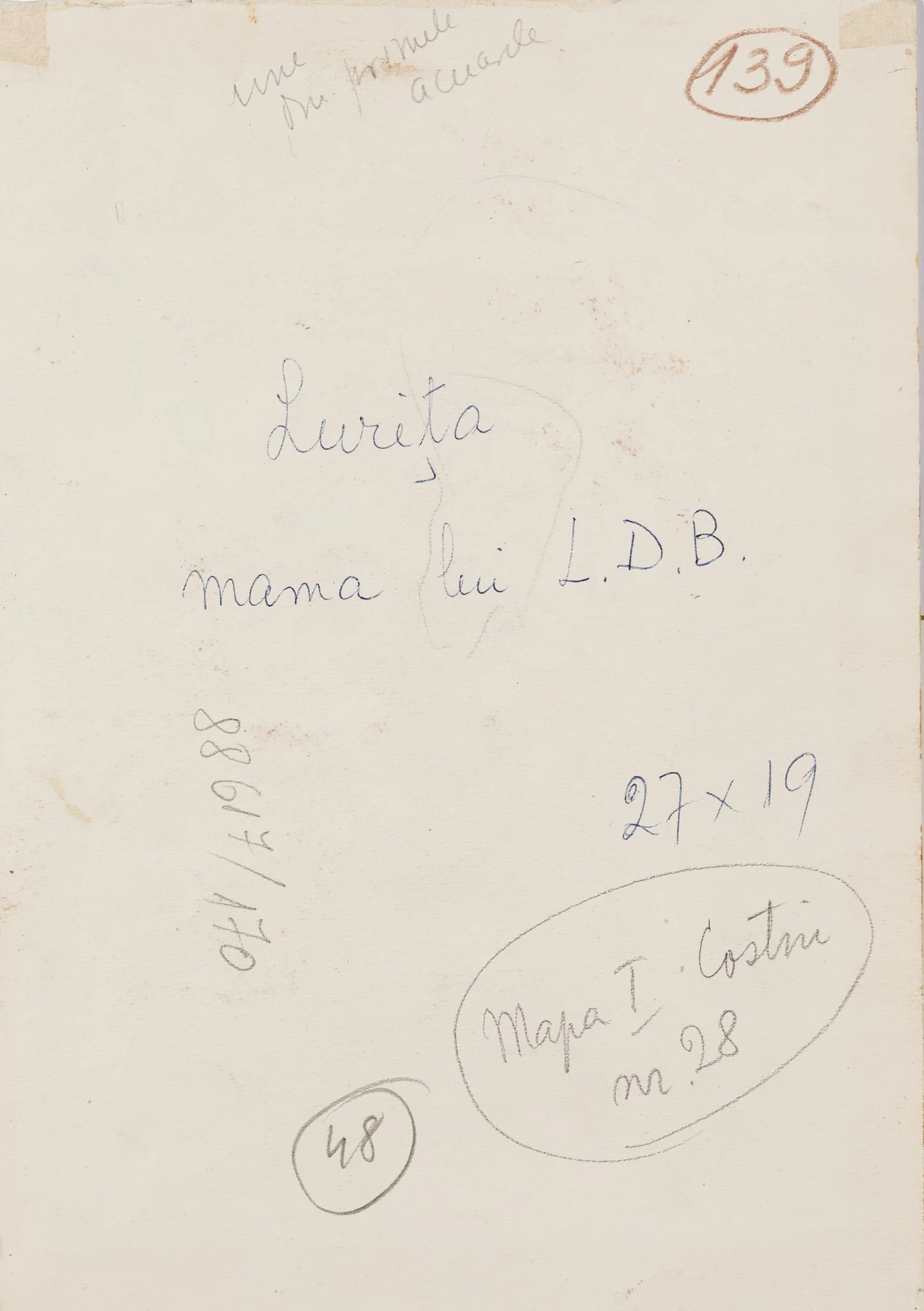 Lurița - Mama artistei, detail