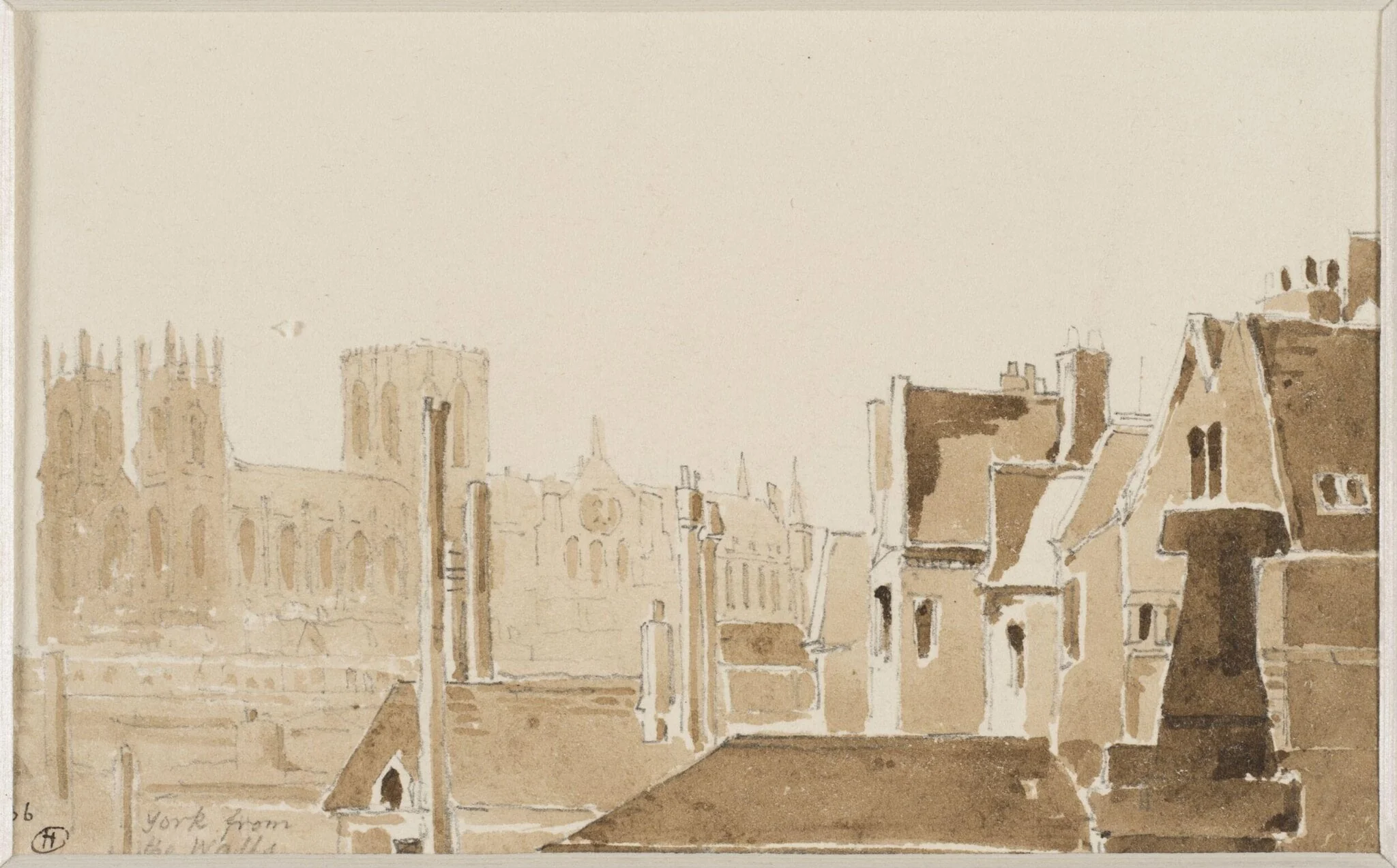 York from the Walls, detail