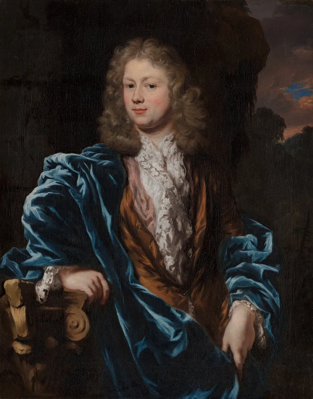 Portrait of Cornelis ten Hove, by Nicolaes Maes, oil, 1690