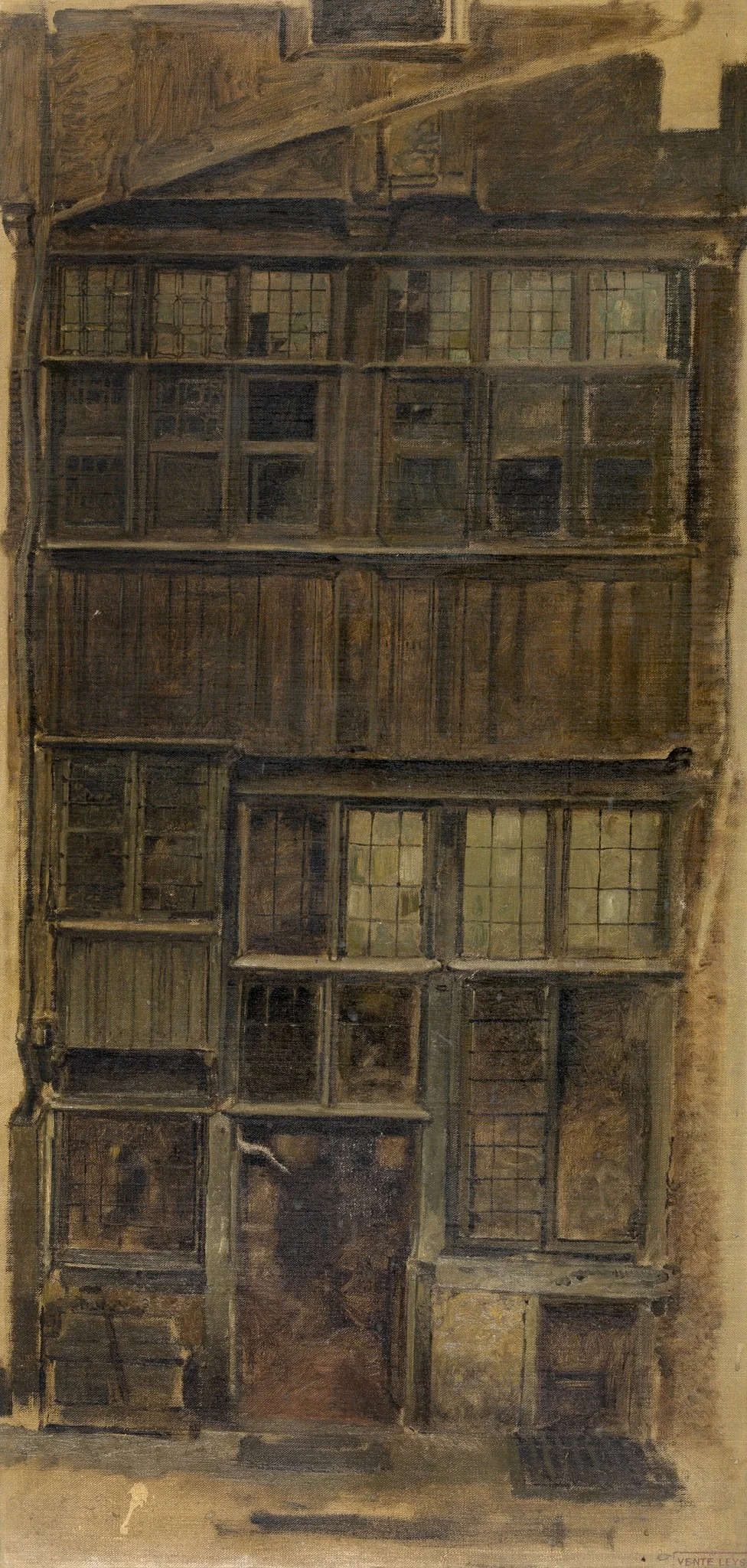An Old Façade on the Melkmarkt, detail